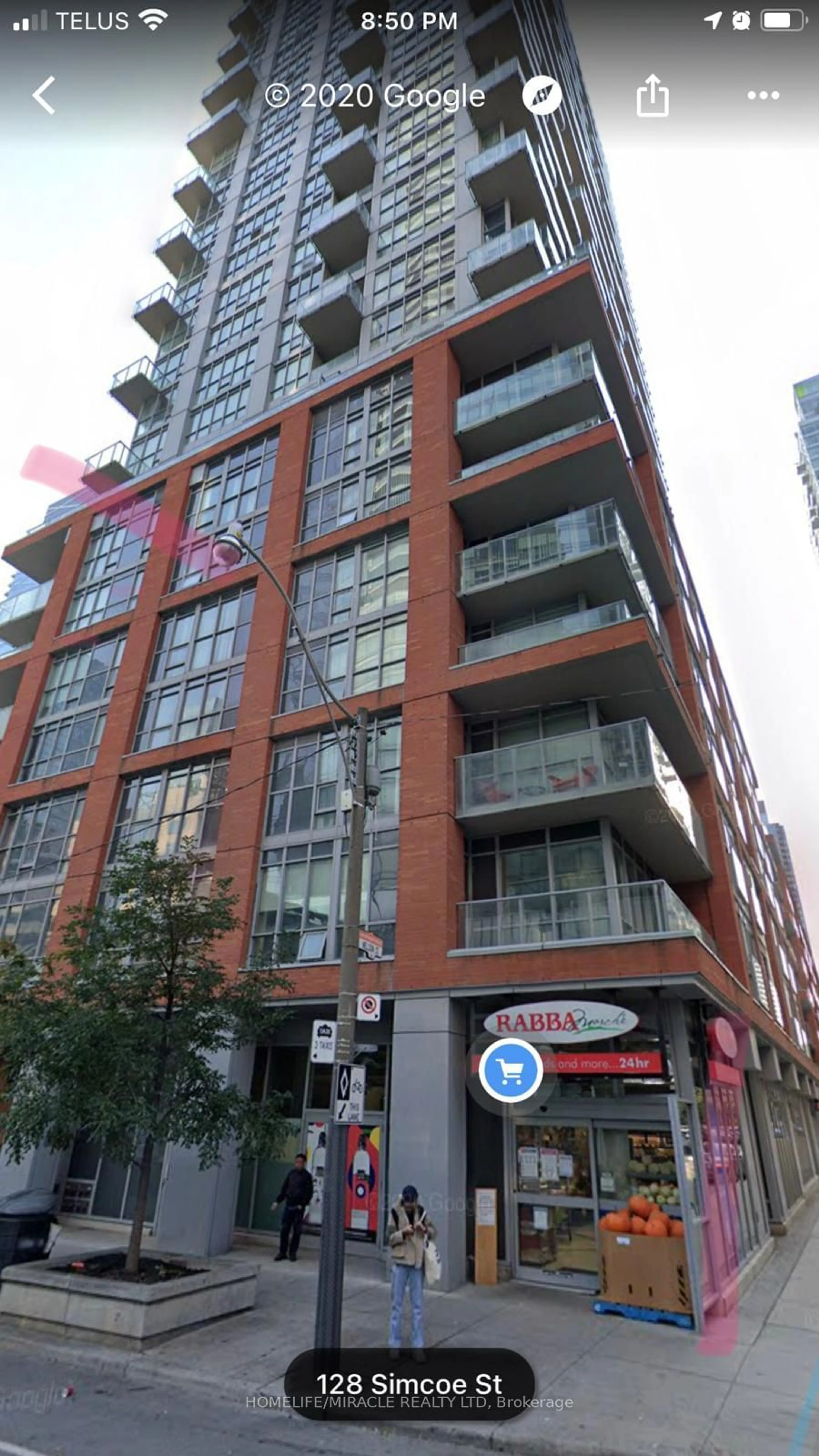 A pic from exterior of the house or condo for 126 Simcoe St #3302, Toronto Ontario M5H 4E6