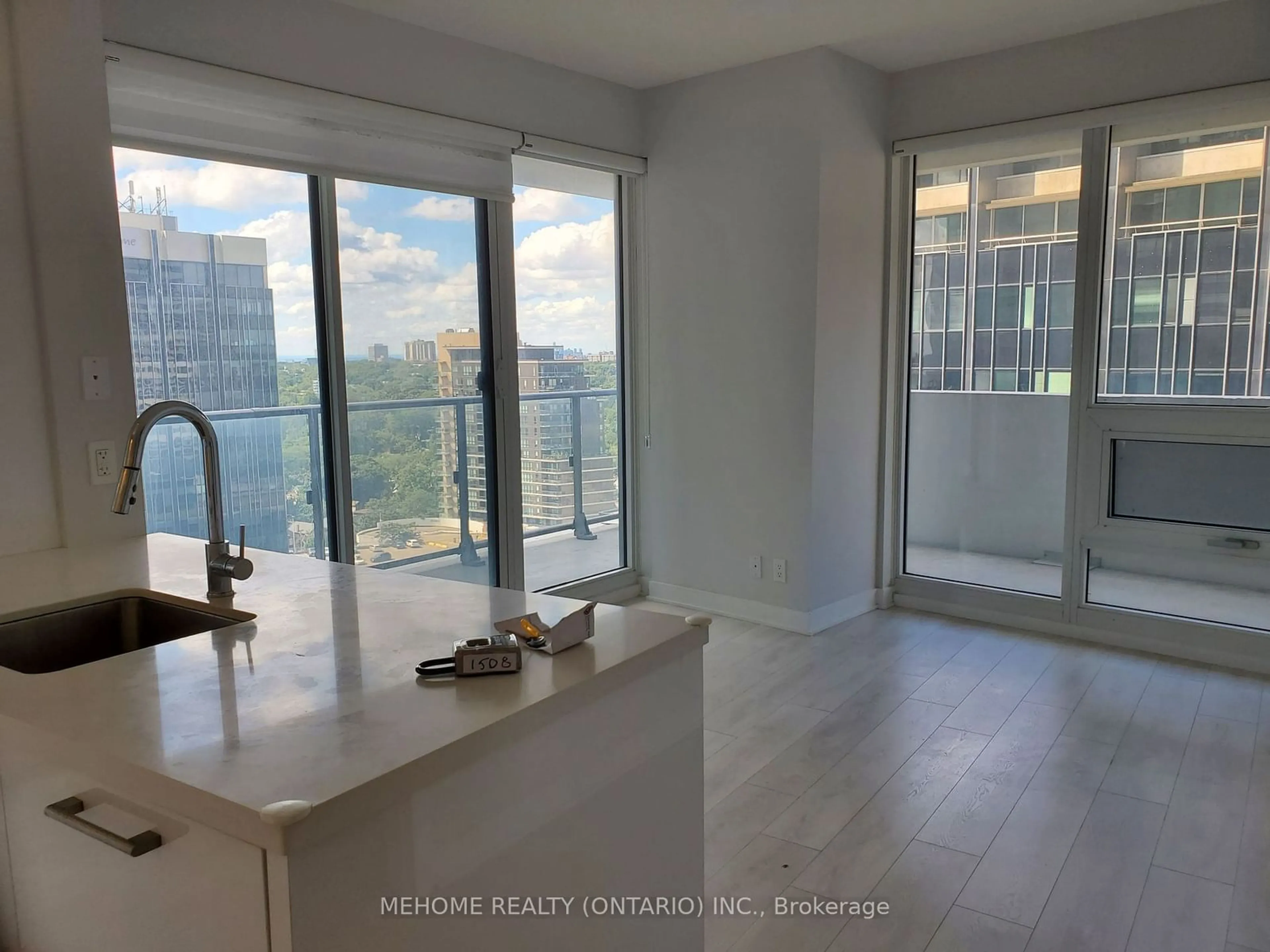 Open concept kitchen for 2221 Yonge St ##1508, Toronto Ontario M4S 0B8