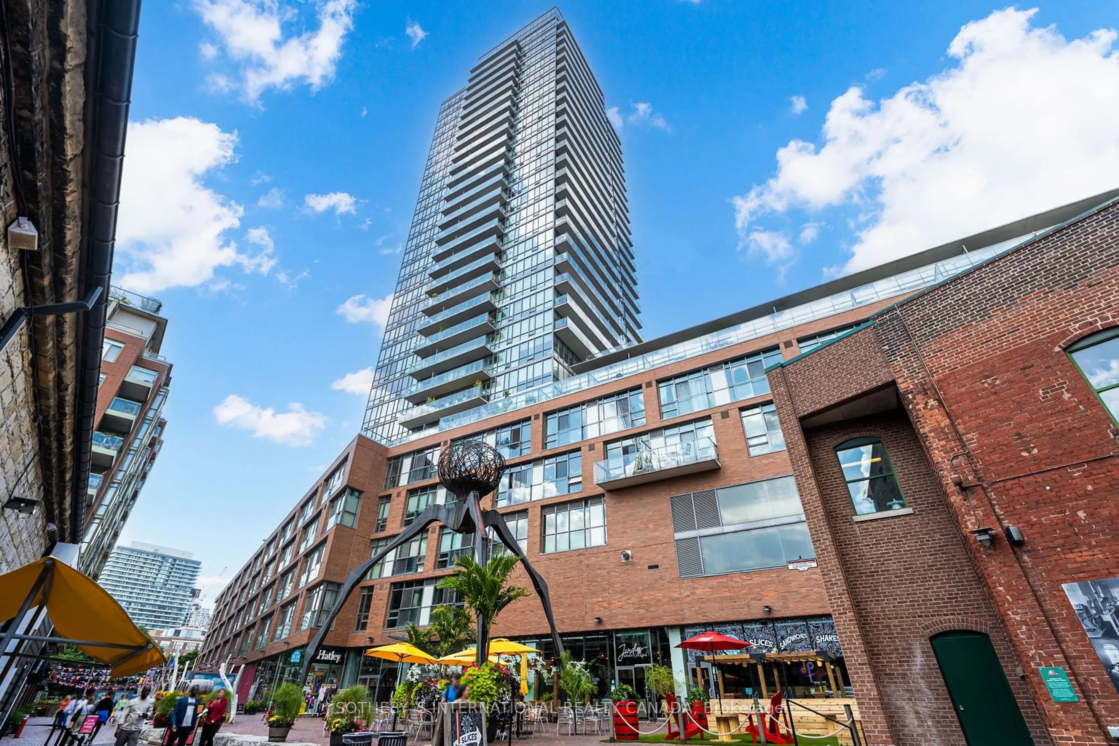 A pic from exterior of the house or condo for 33 Mill St #415, Toronto Ontario M5A 3R3