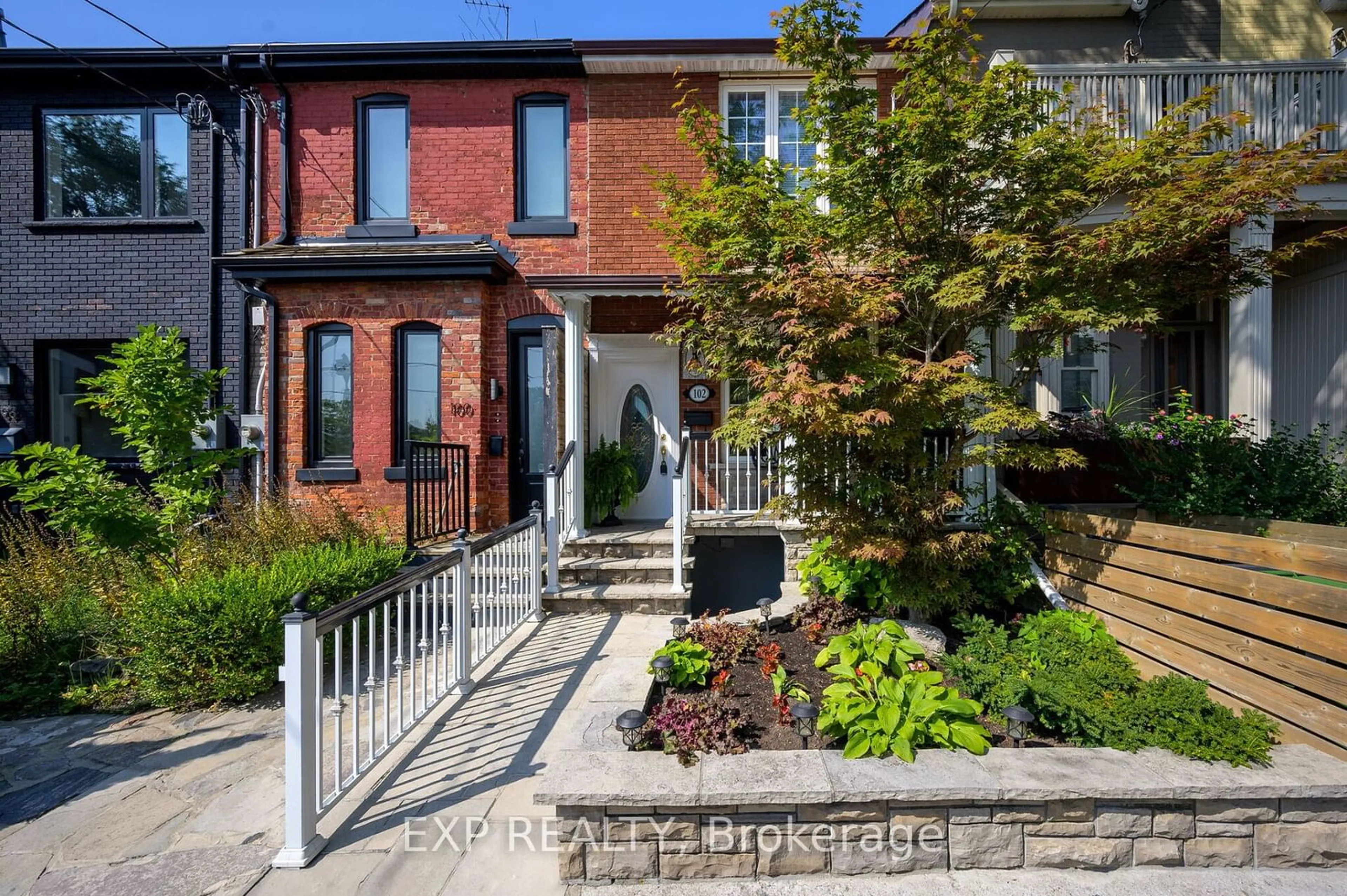 Home with brick exterior material for 102 Manning Ave, Toronto Ontario M6J 2K5