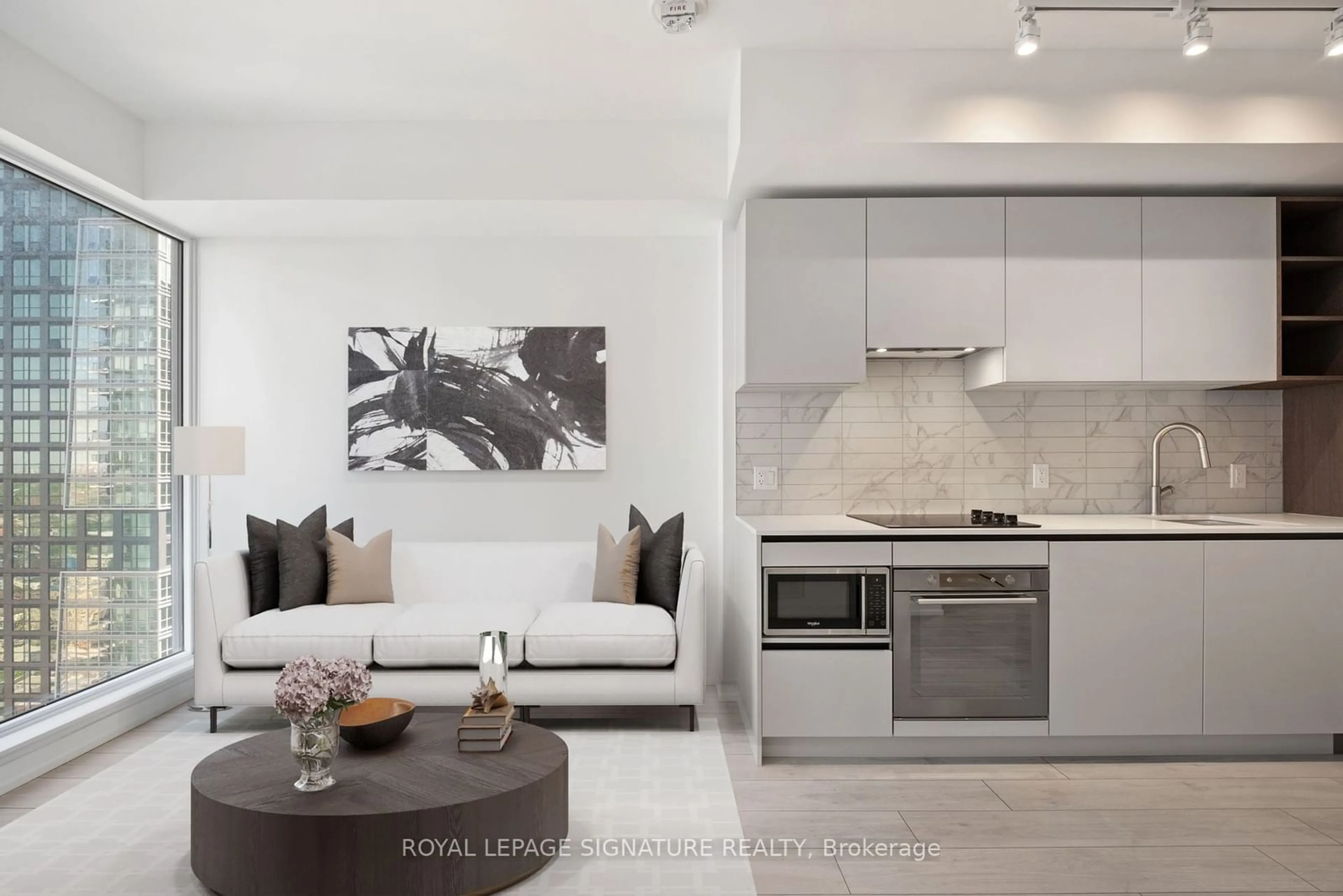 Contemporary kitchen for 55 Mercer St #4607, Toronto Ontario M5V 0W4