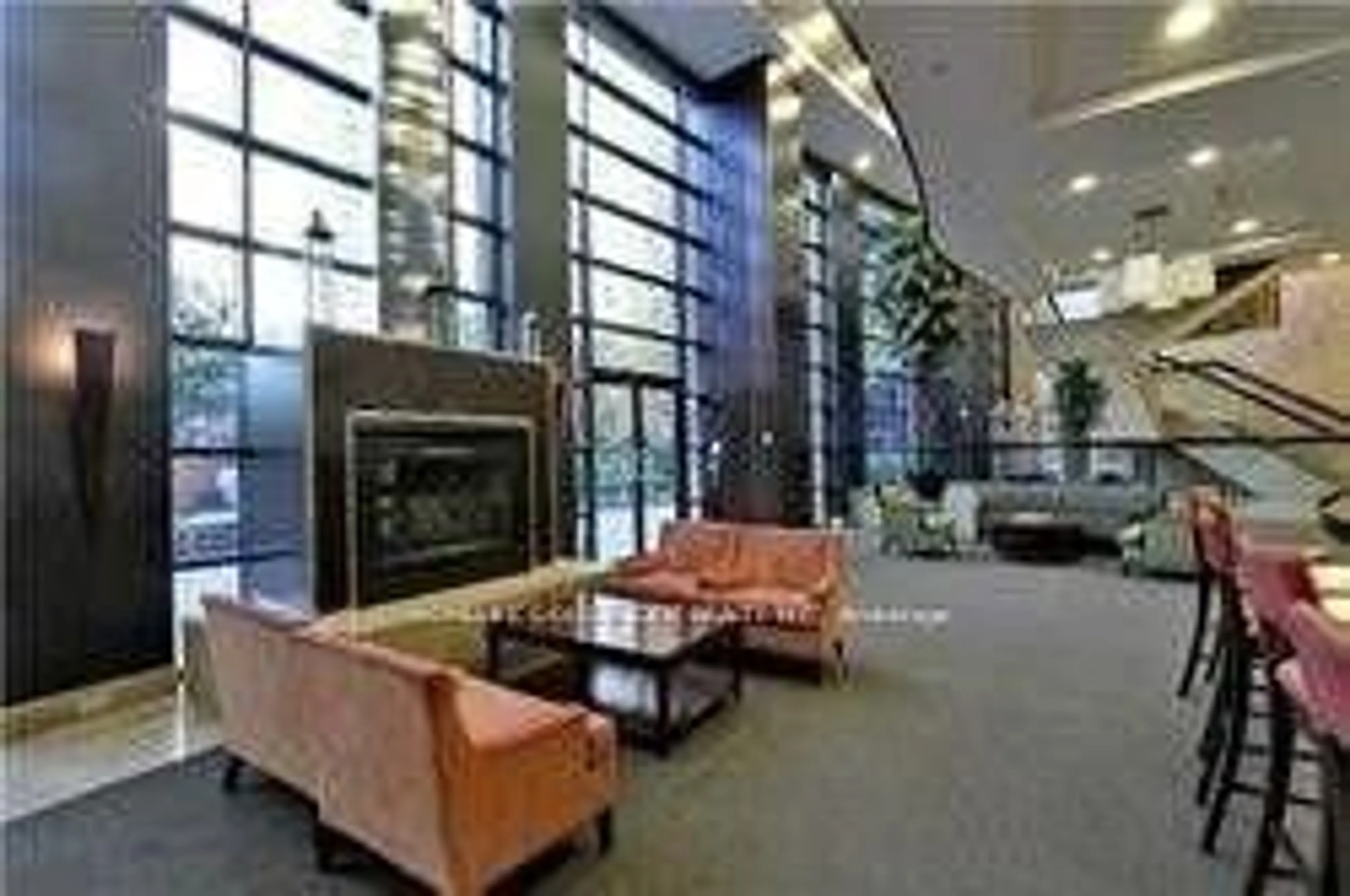 Indoor lobby, carpet floors for 23 Sheppard Ave #1903, Toronto Ontario M2N 0C8