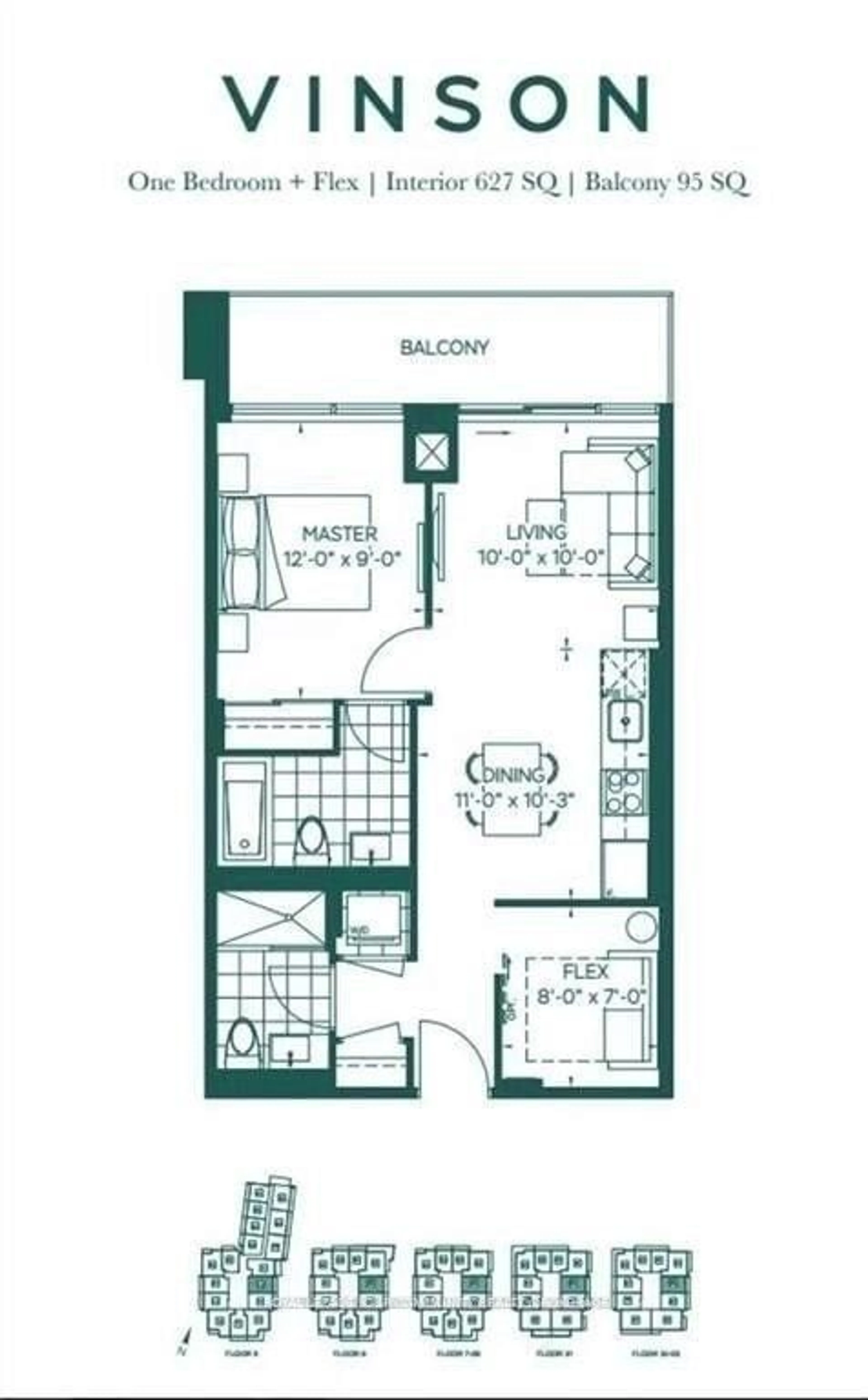 Floor plan for 32 Forest Manor Rd #3207, Toronto Ontario M2J 1M5