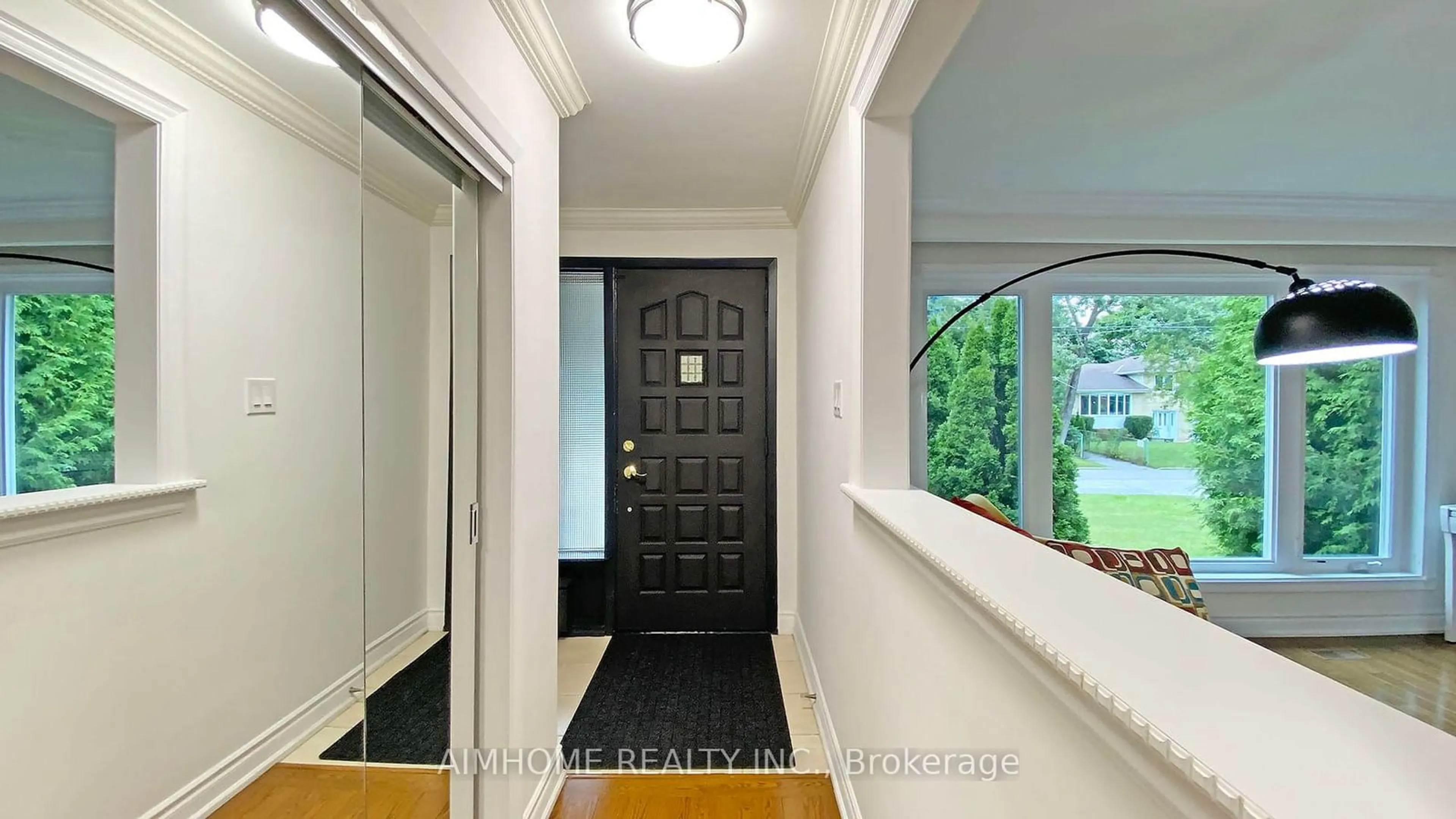 Indoor entryway, wood floors for 63 Bowerbank Dr, Toronto Ontario M2M 1Z9