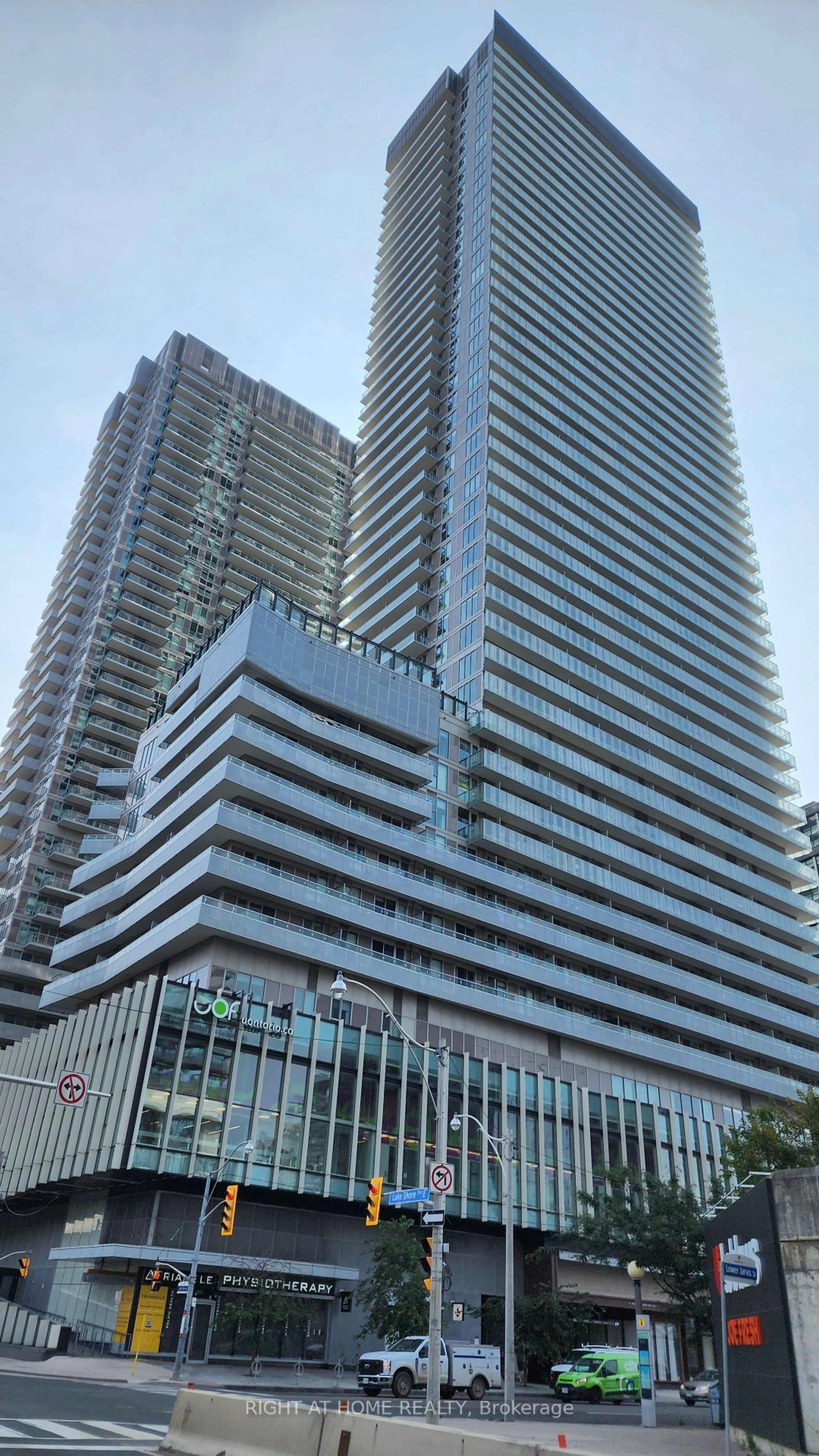 A pic from exterior of the house or condo for 20 Richardson St #3308, Toronto Ontario M5A 0S6