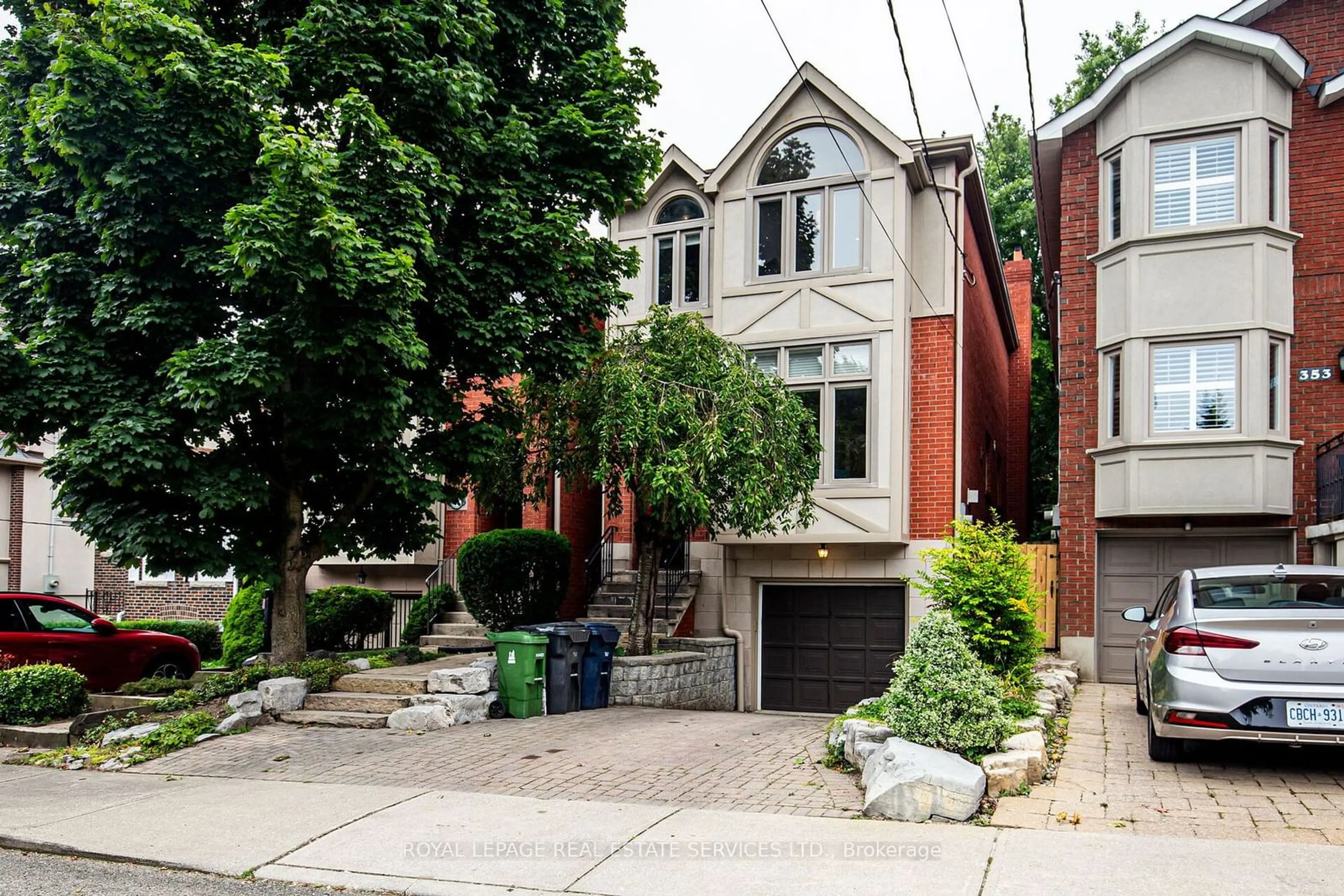 Home with brick exterior material for 351A Deloraine Ave, Toronto Ontario M5M 2B7