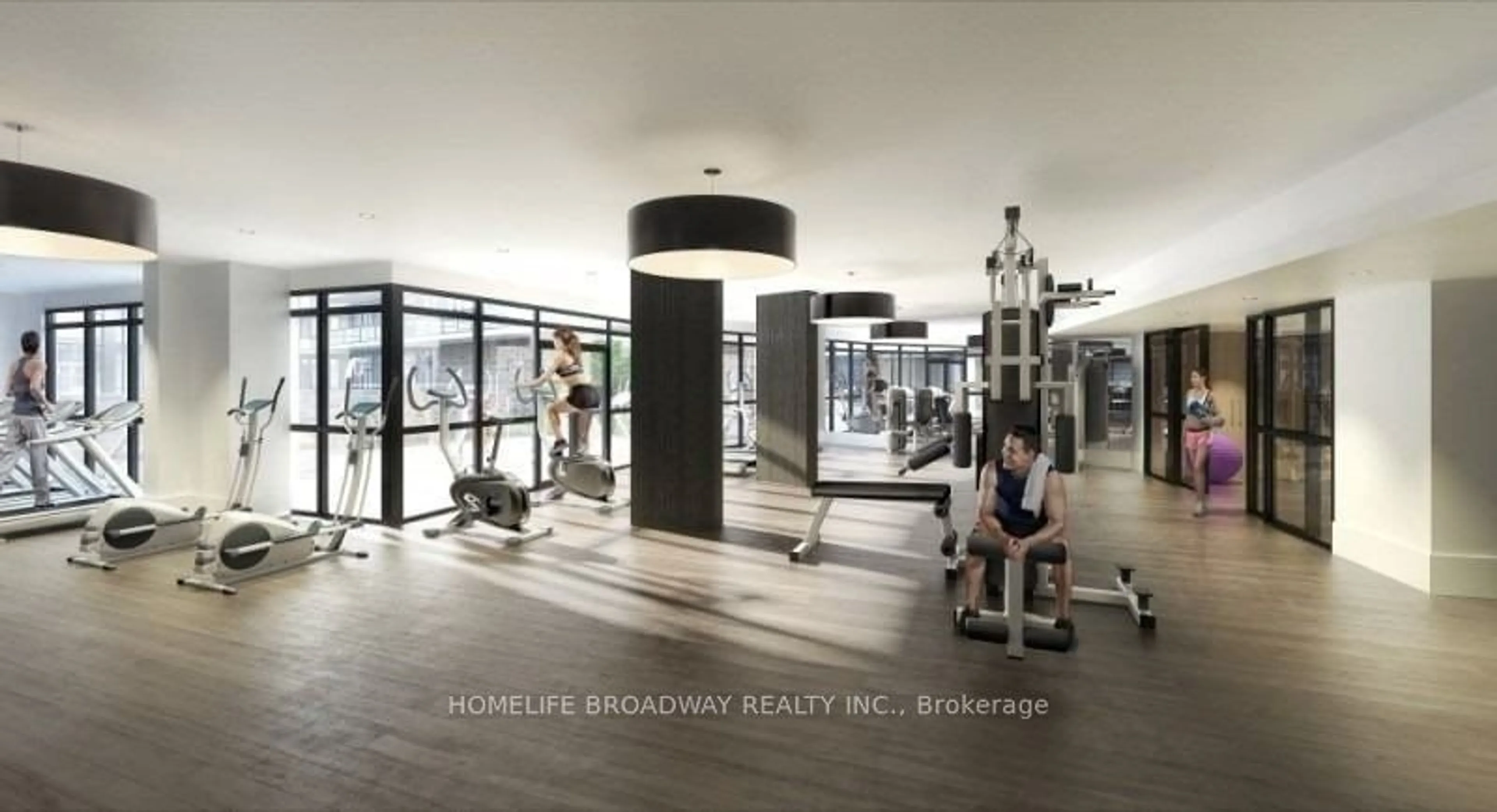 Gym or fitness room for 38 Iannuzzi St #733, Toronto Ontario M5V 0S2