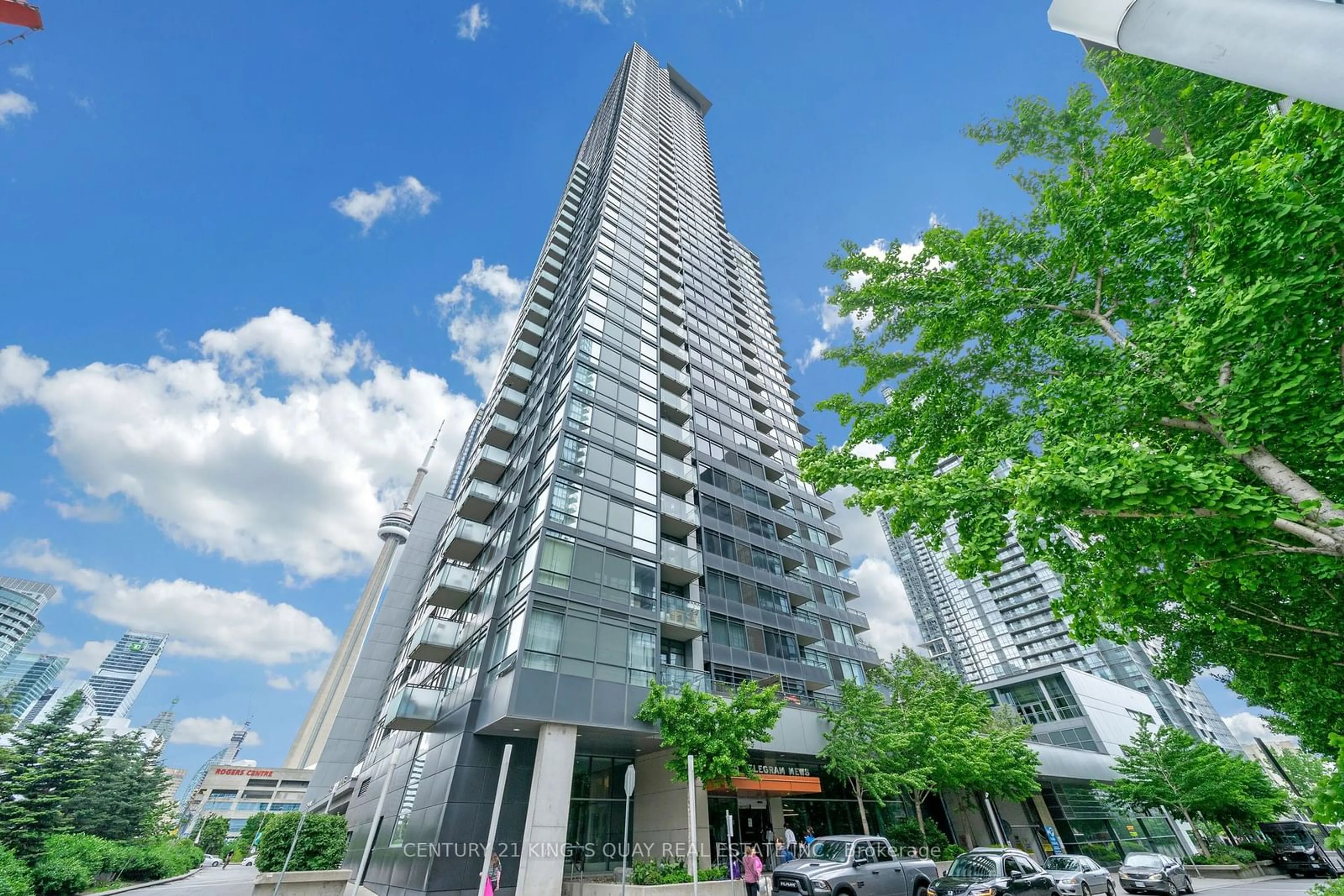 A pic from exterior of the house or condo for 25 Telegram Mews #3510, Toronto Ontario M5V 3Z1