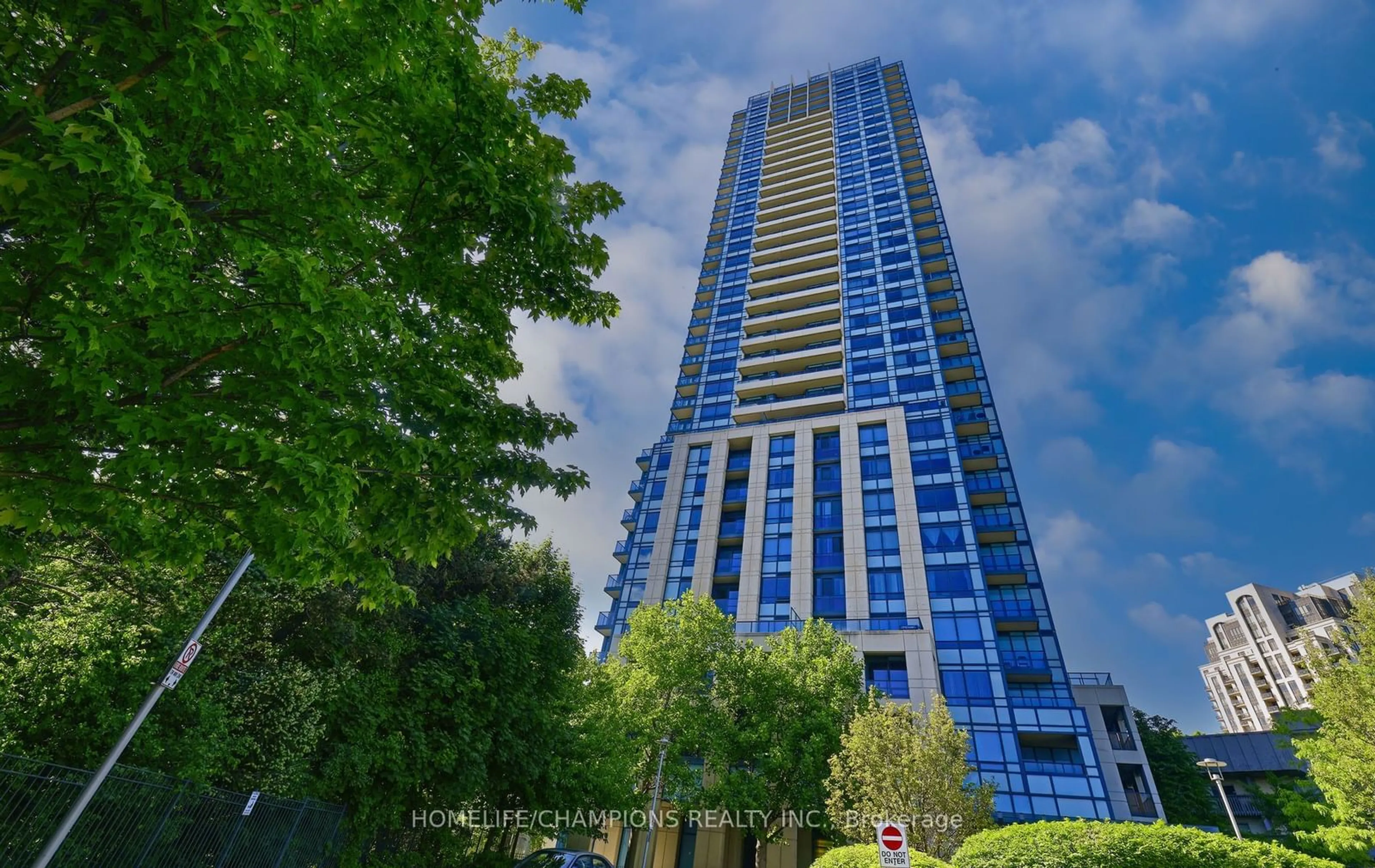 A pic from exterior of the house or condo for 181 Wynford Dr #3101, Toronto Ontario M3C 0C6