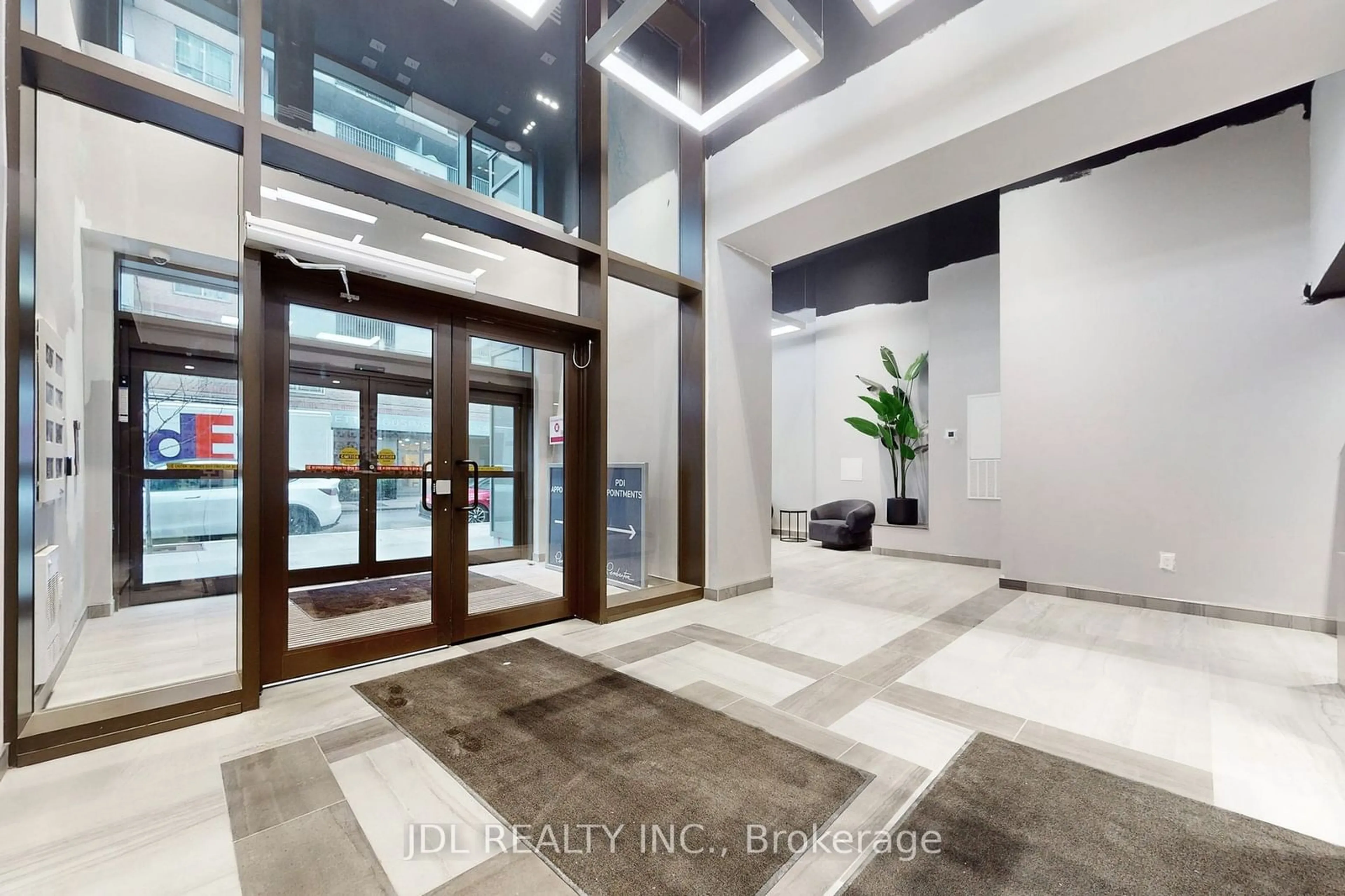 Indoor lobby for 100 Dalhousie St #3108, Toronto Ontario M5B 0C7