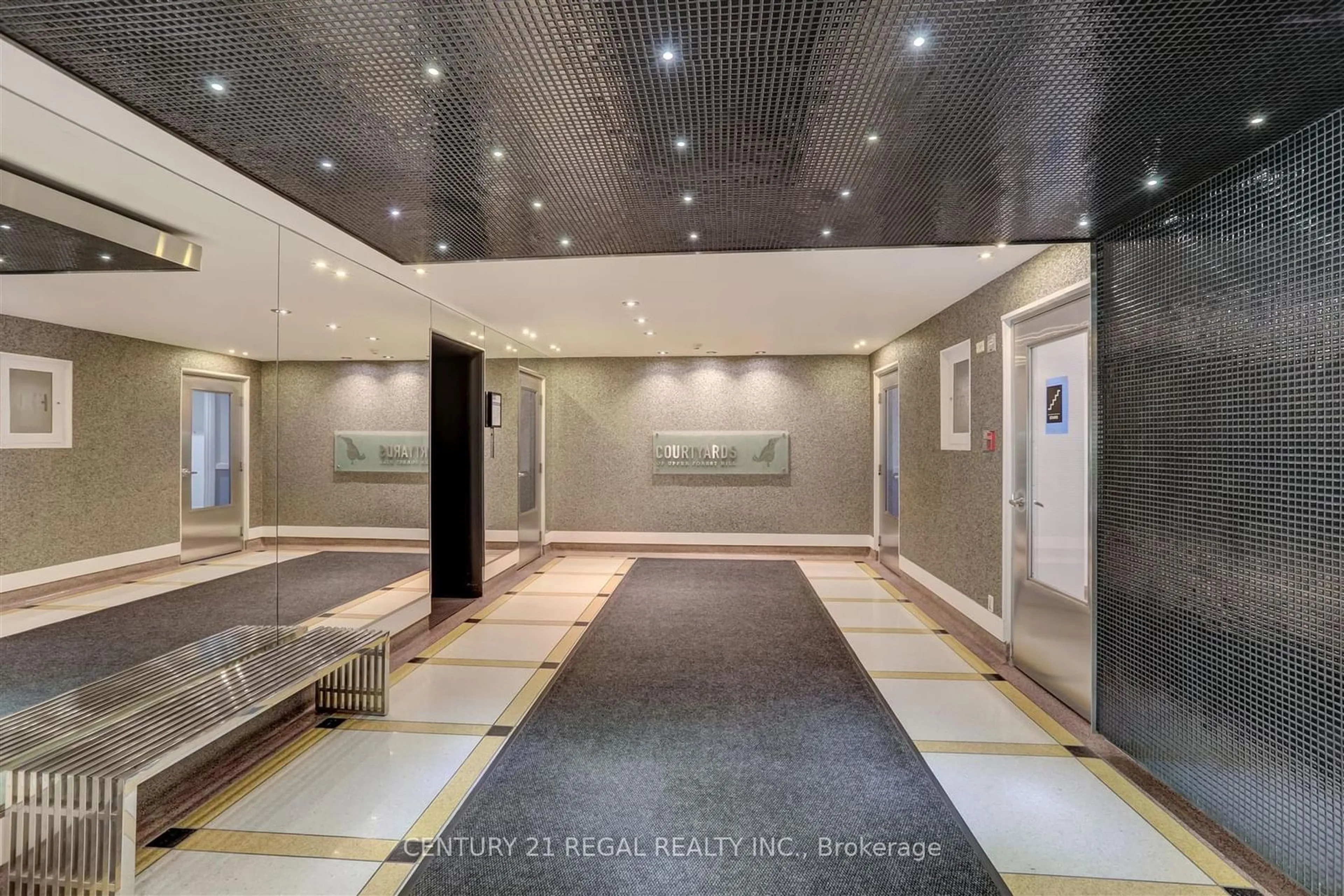 Indoor foyer, ceramic floors for 2603 Bathurst St #408, Toronto Ontario M6B 2Z6