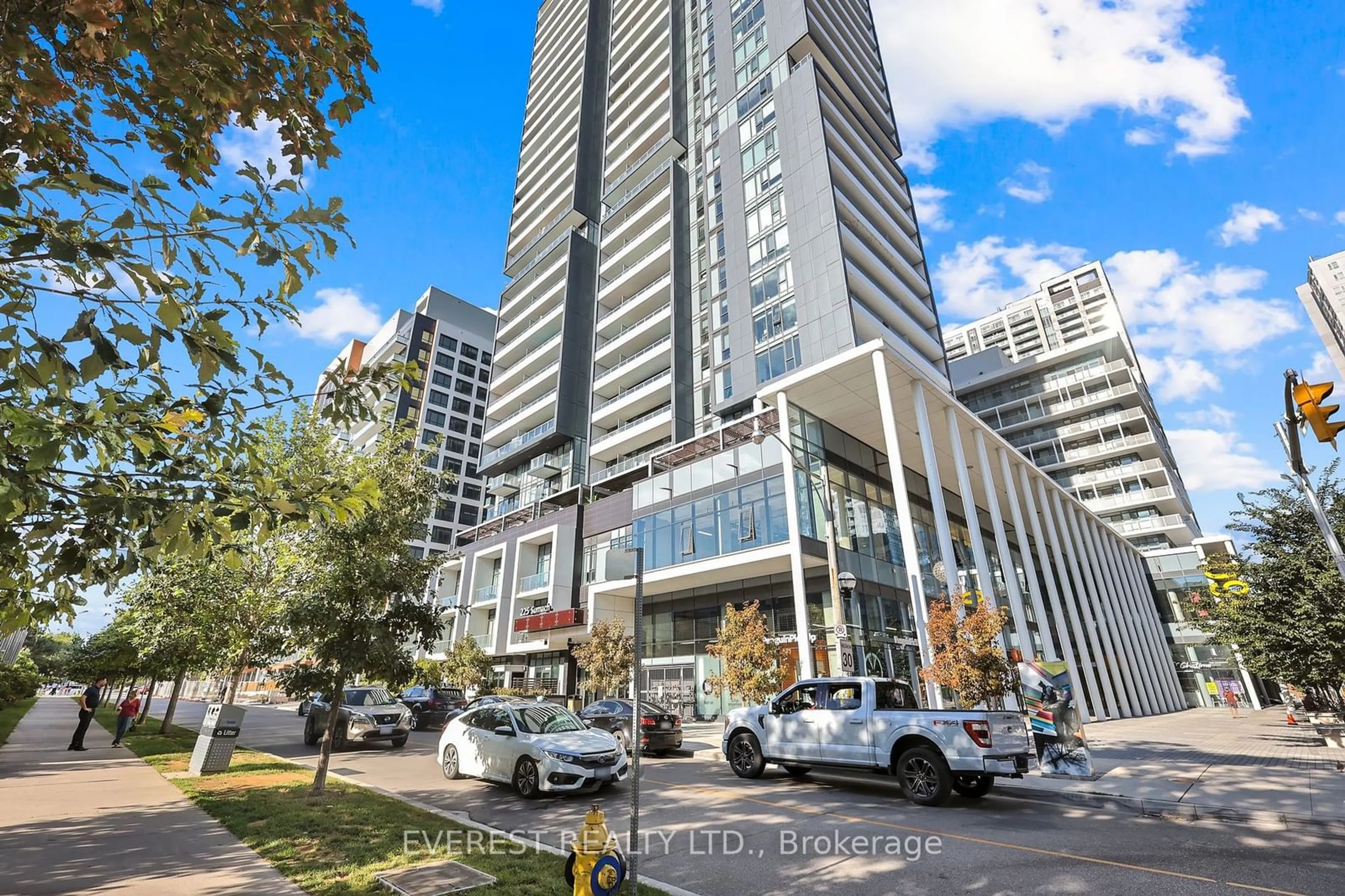 A pic from exterior of the house or condo for 225 Sumach St #2511, Toronto Ontario M5A 0P8