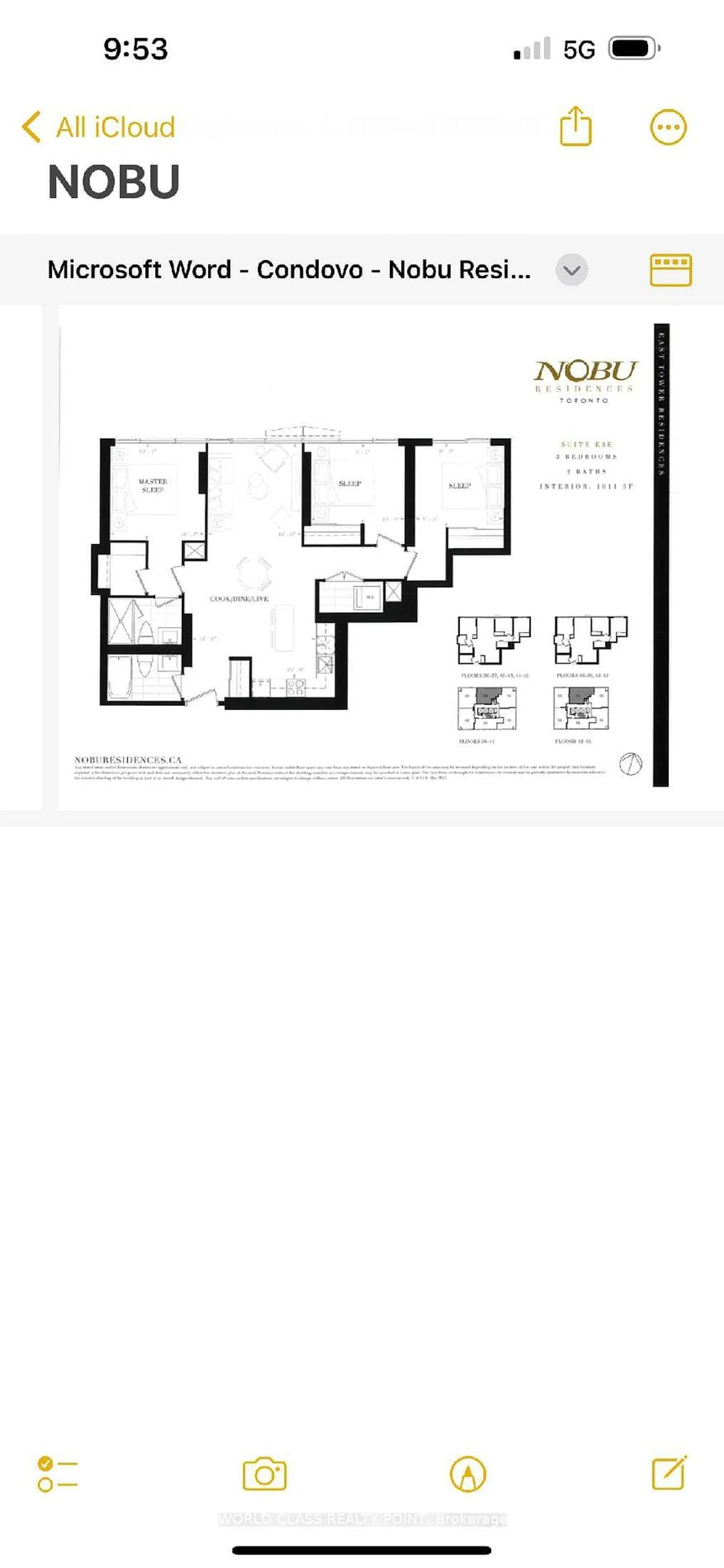 Floor plan for 15 Mercer St #4004, Toronto Ontario M5V 1H2