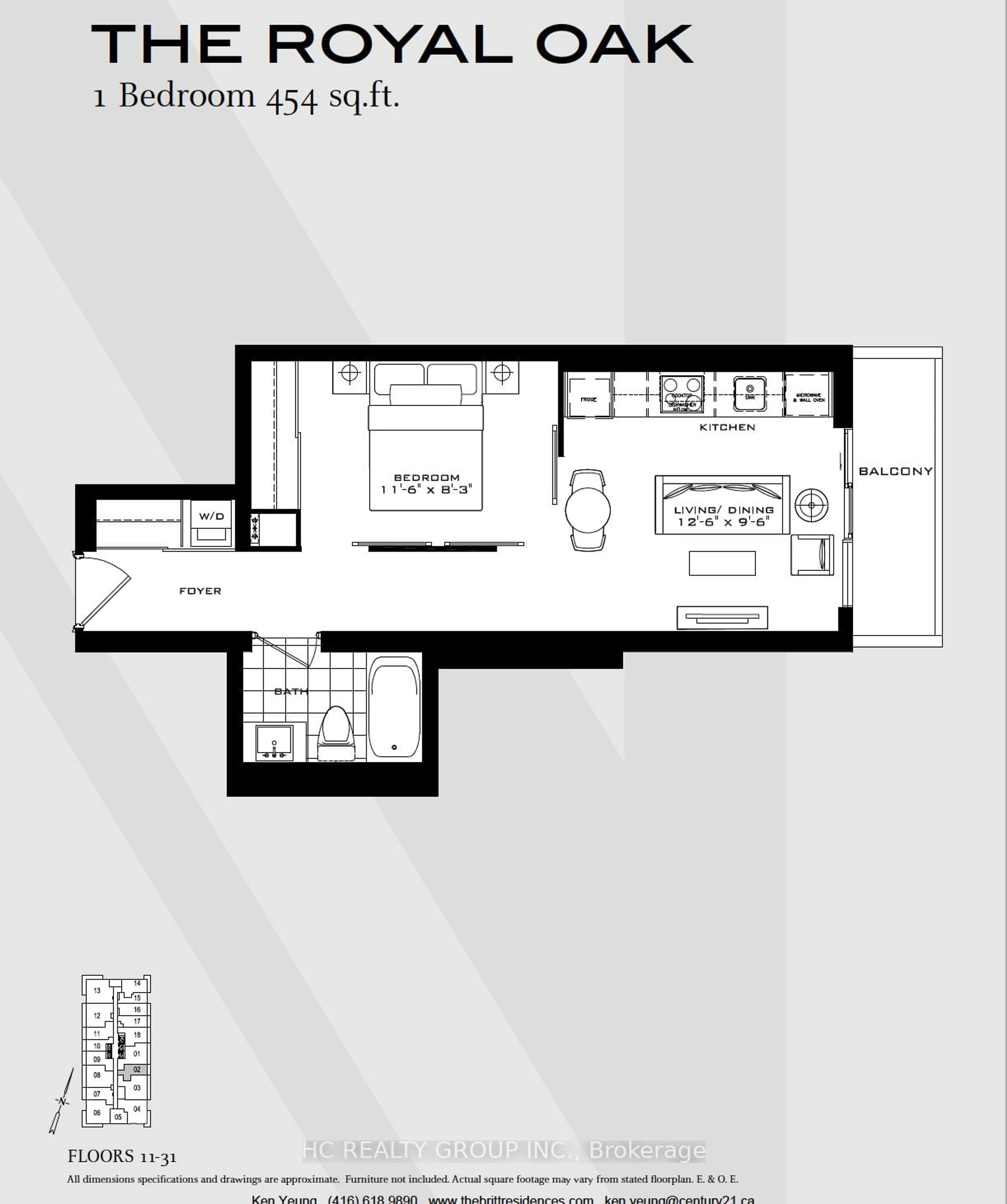 Floor plan for 955 Bay St #2002, Toronto Ontario M5S 0C6