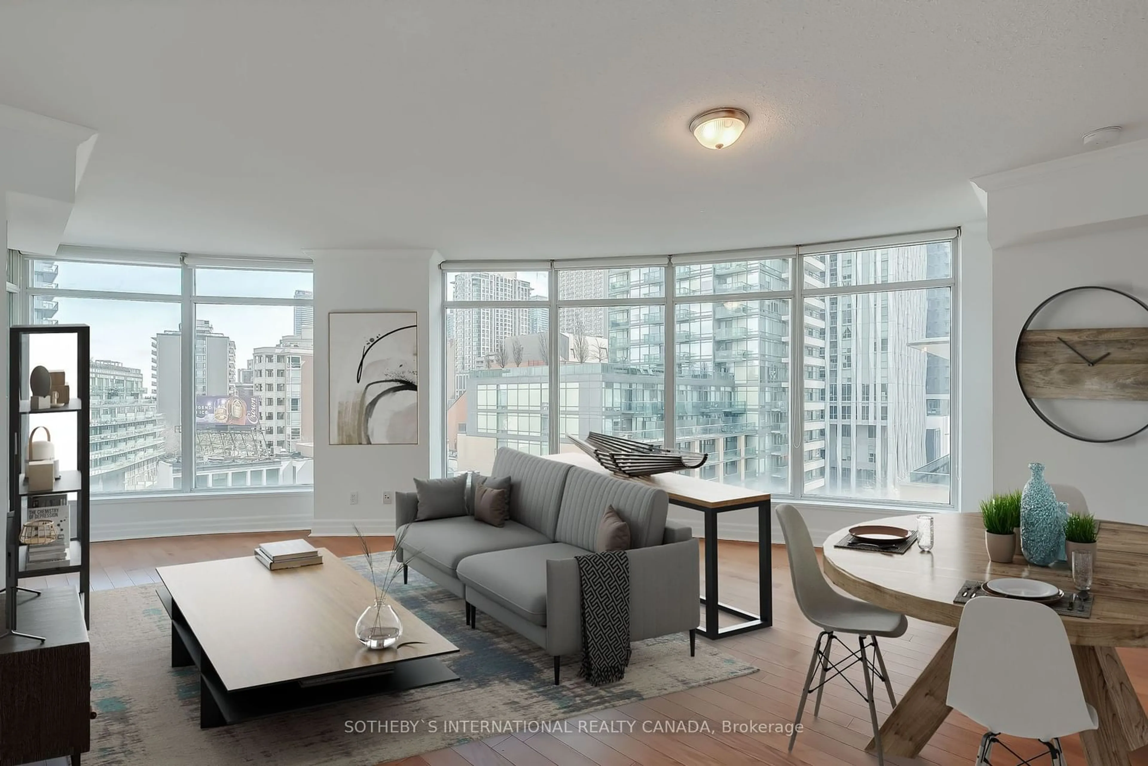 Living room for 8 Scollard St #703, Toronto Ontario M5R 1M2