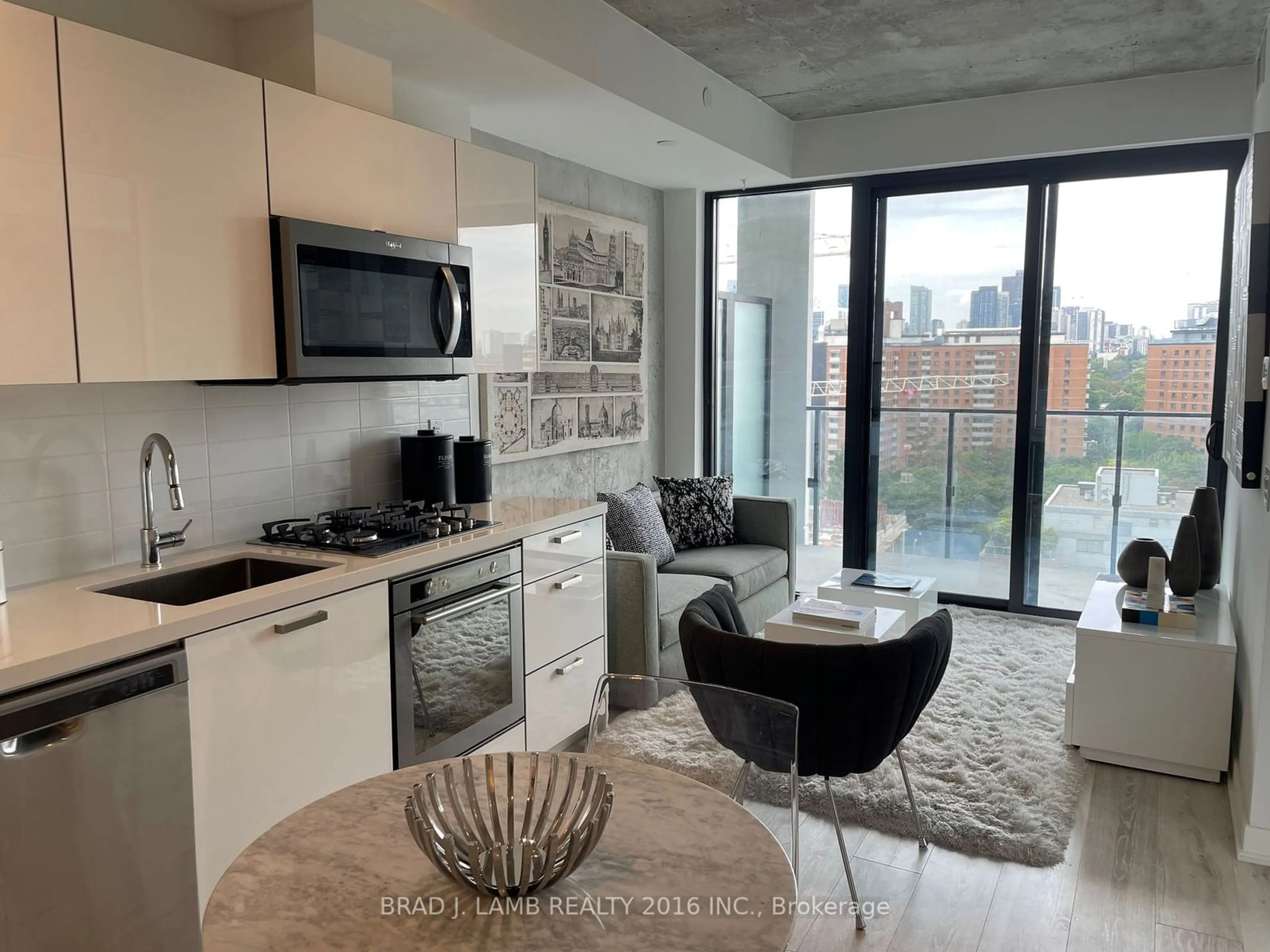 Contemporary kitchen for 55 Ontario St #1410, Toronto Ontario M5A 0T8