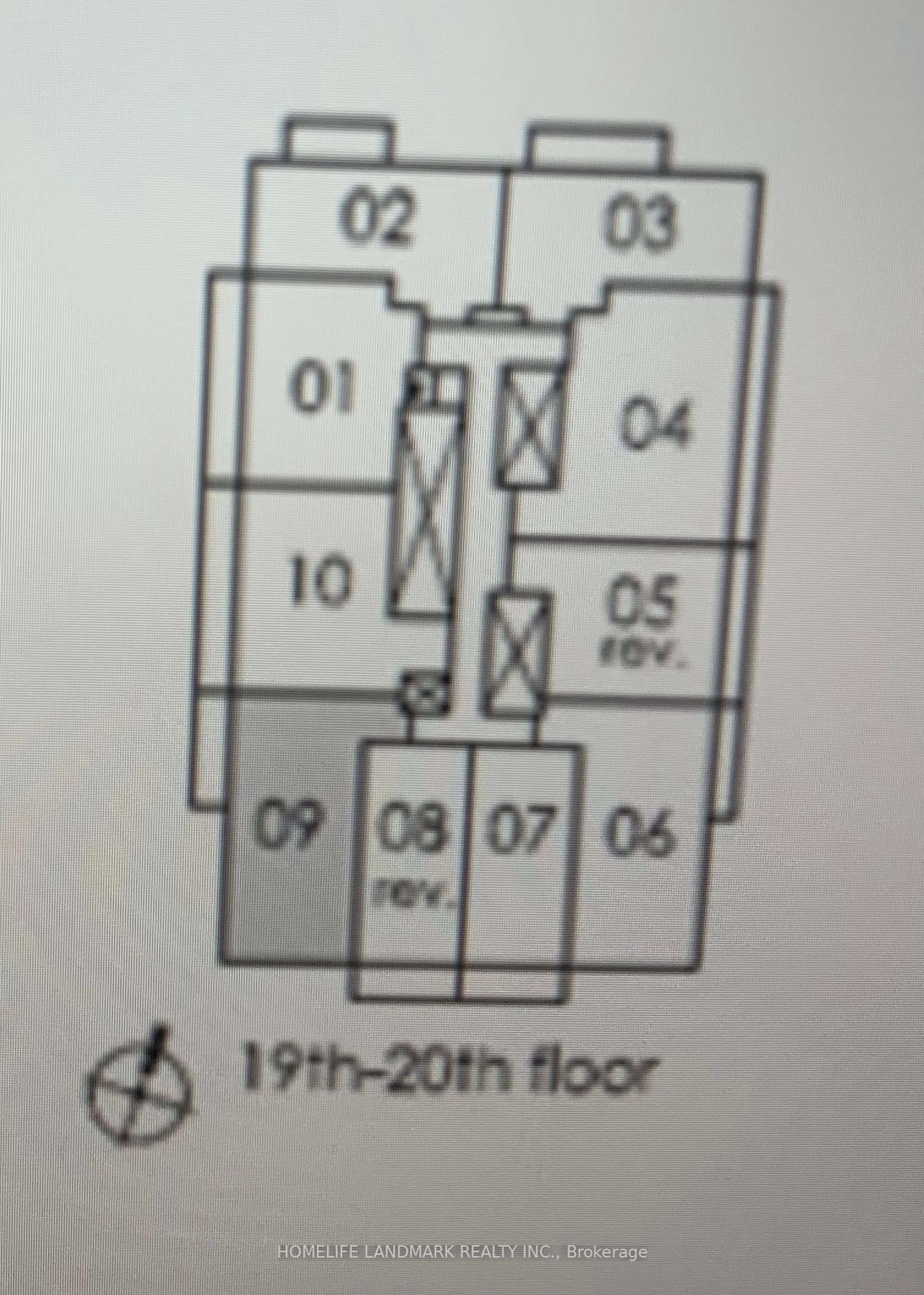 Floor plan for 58 Orchard View Blvd #2005, Toronto Ontario M4R 0A2