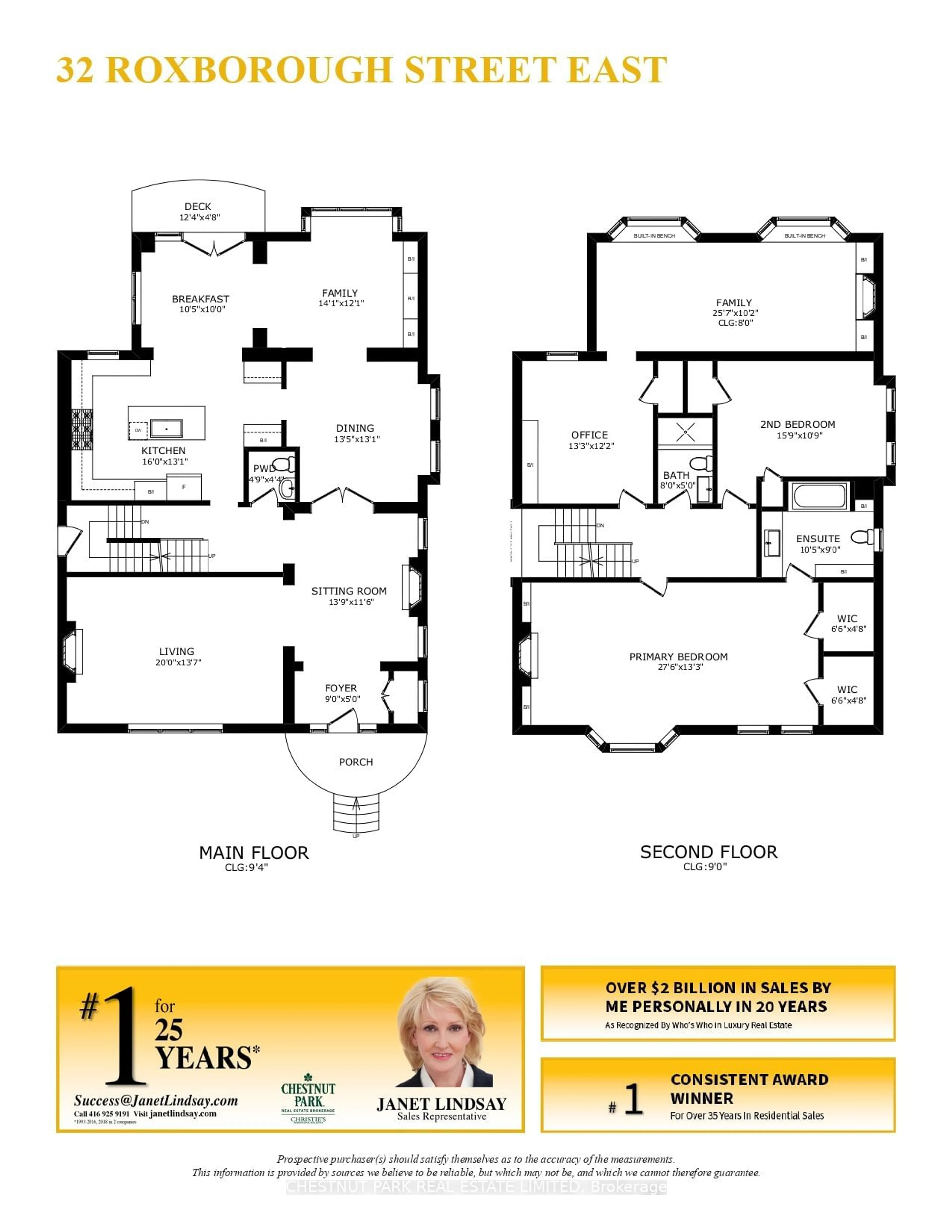 Floor plan for 32 Roxborough St, Toronto Ontario M4W 1V6