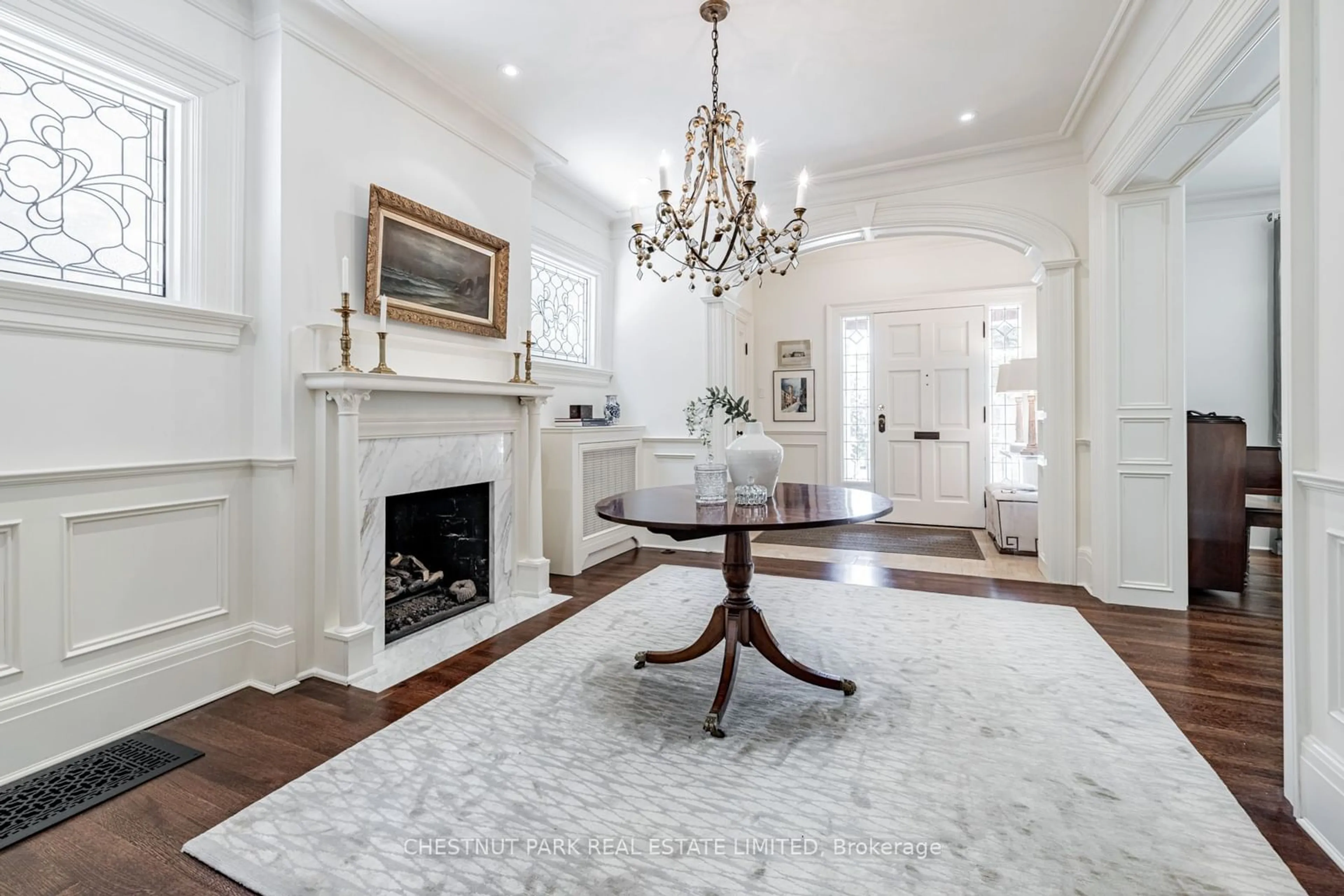 Living room, wood floors for 32 Roxborough St, Toronto Ontario M4W 1V6