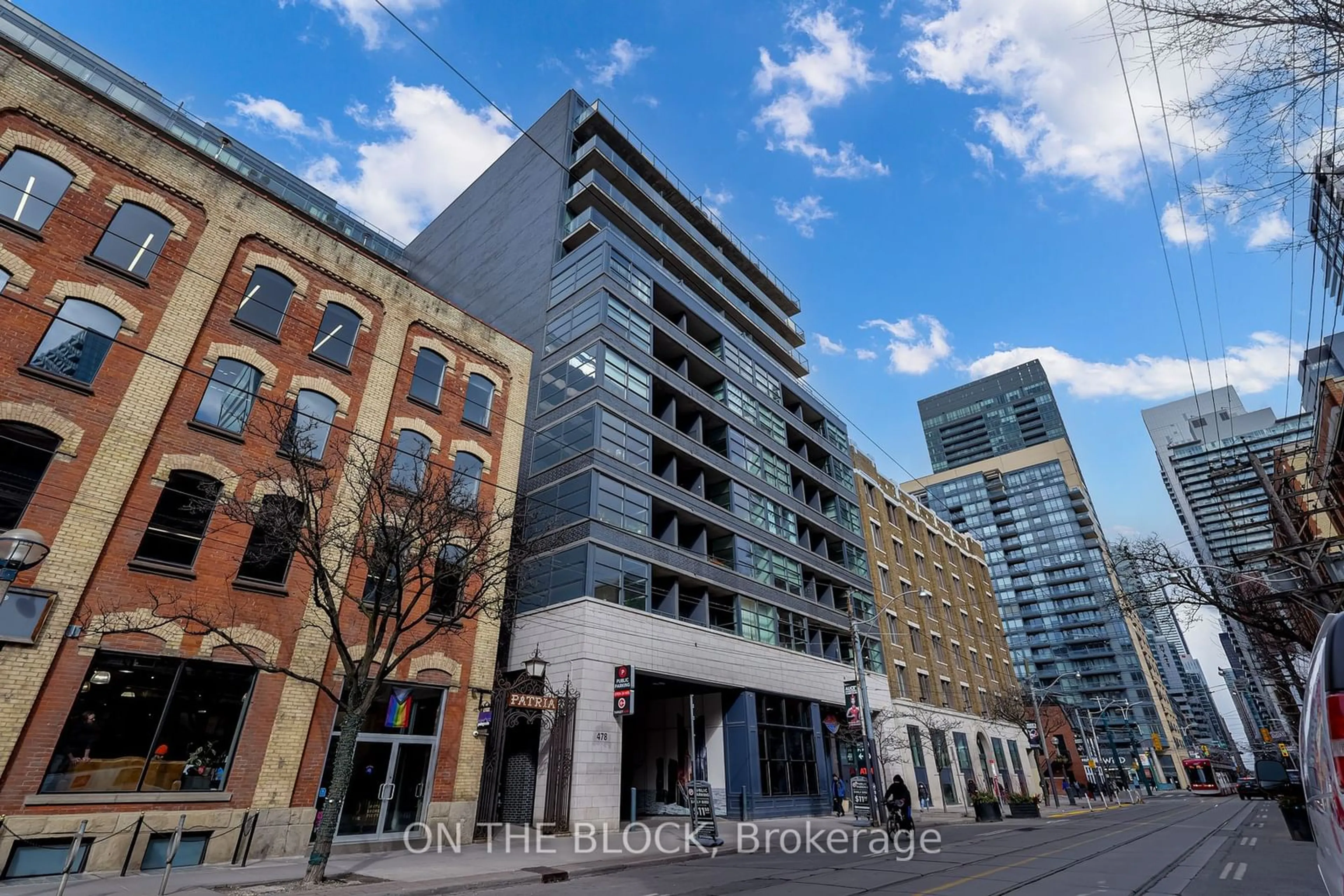 A pic from exterior of the house or condo for 478 King St #616, Toronto Ontario M5V 0A8