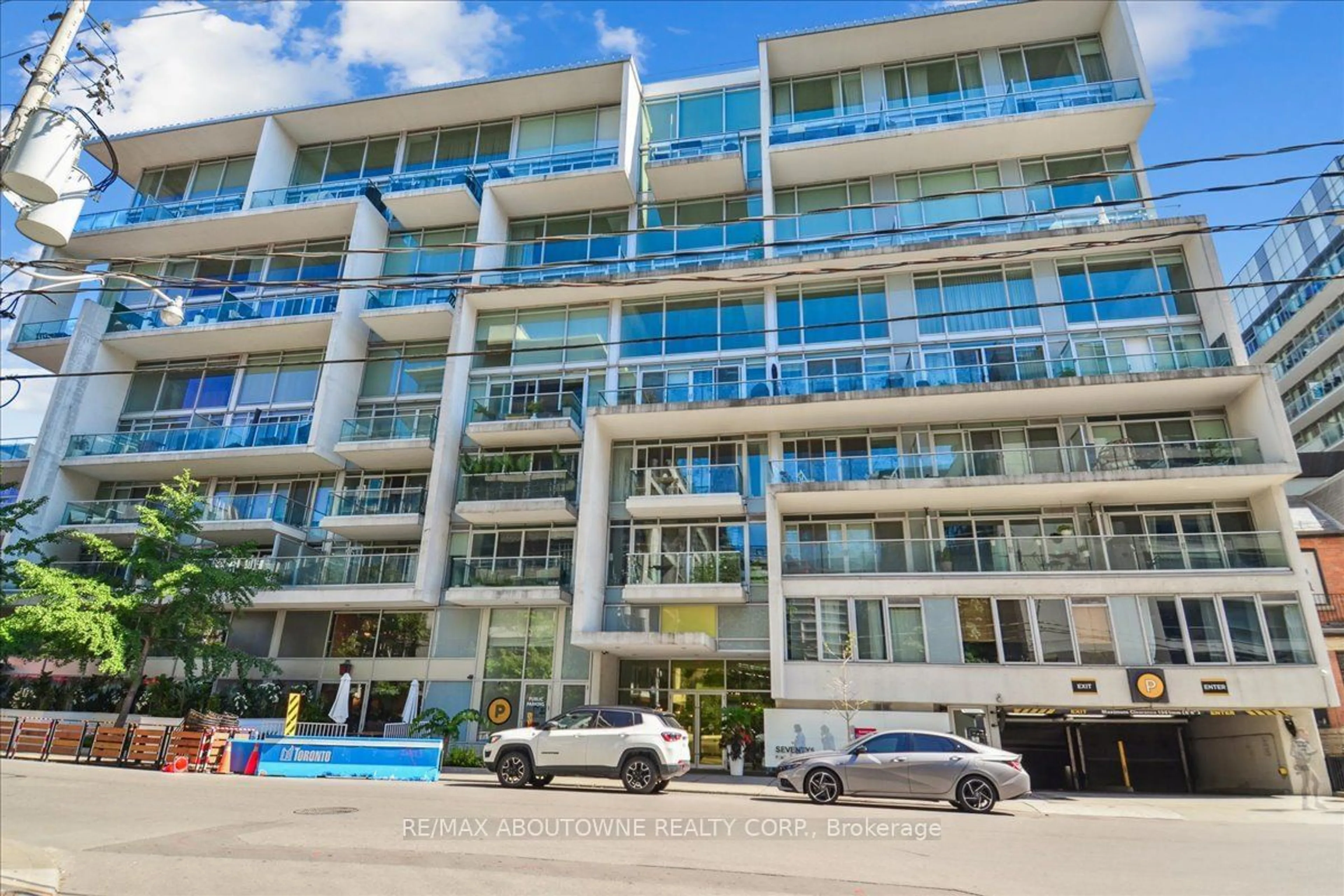 A pic from exterior of the house or condo for 75 Portland St #326, Toronto Ontario M5V 2M9