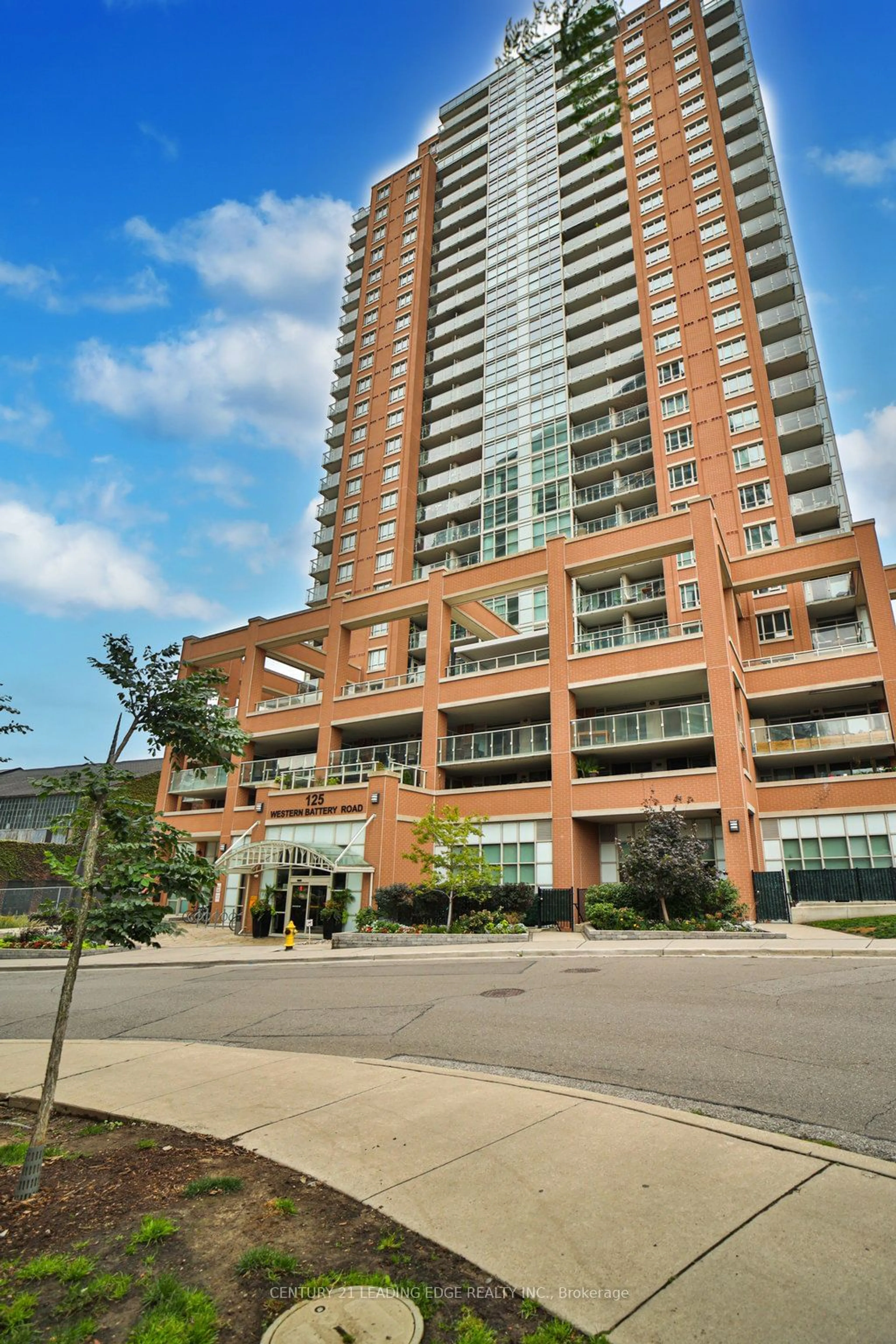 A pic from exterior of the house or condo for 125 Western Battery Rd #1009, Toronto Ontario M6K 3R8