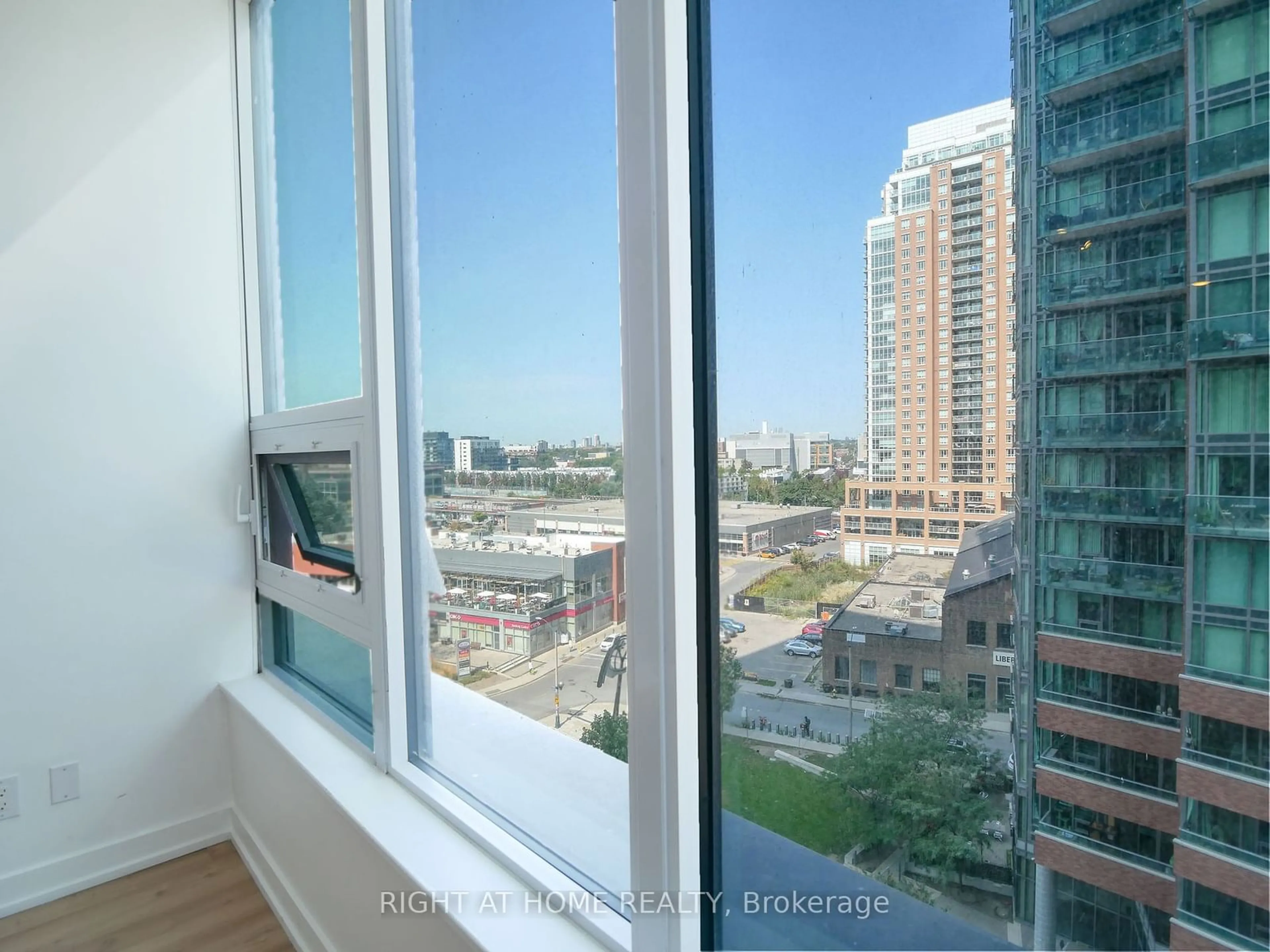 Balcony in the apartment for 135 East Liberty St #711, Toronto Ontario M6K 0G7