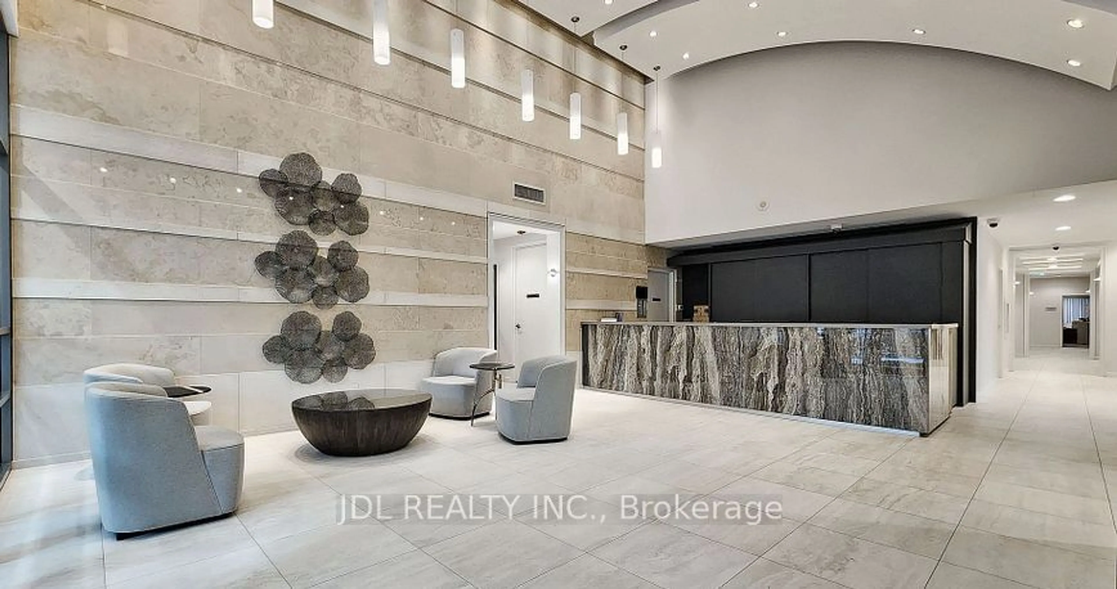 Indoor lobby for 18 Spring Garden Ave #609, Toronto Ontario M2N 7M2