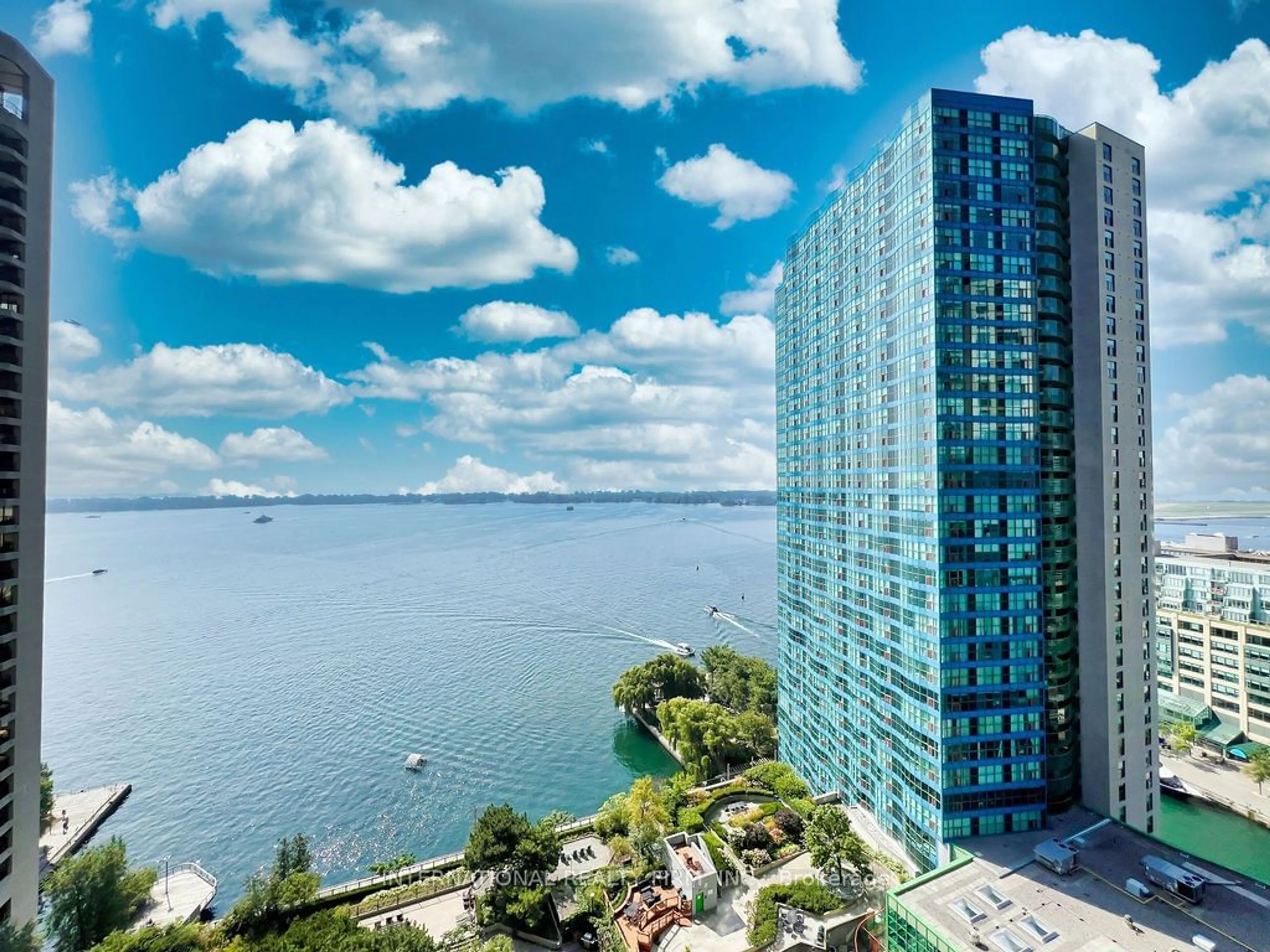 A pic from exterior of the house or condo, the view of lake or river for 55 Harbour Sq #2314, Toronto Ontario M5J 2L1