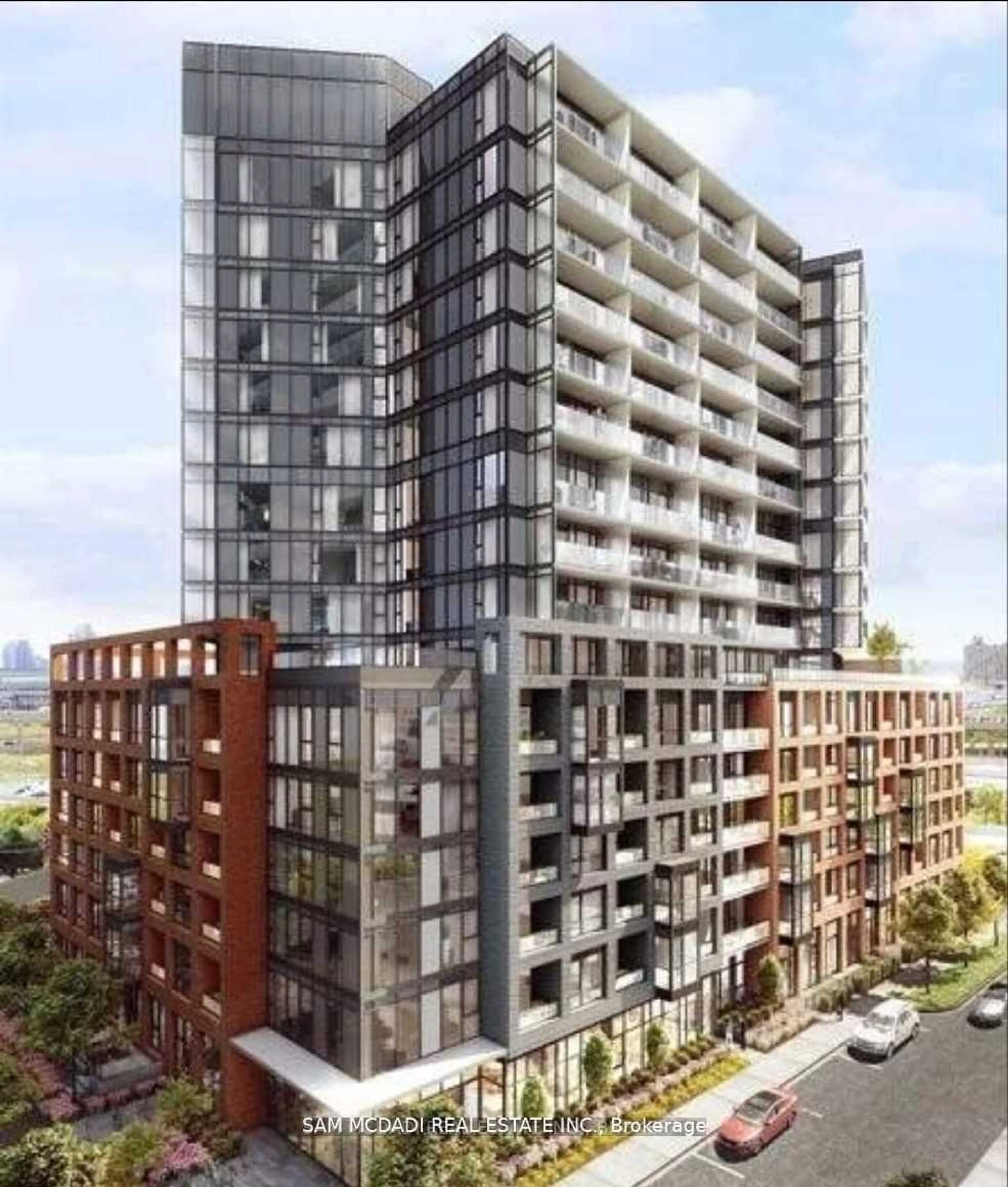 A pic from exterior of the house or condo, the front or back of building for 8 Tippett Rd #1009, Toronto Ontario M3H 2V1