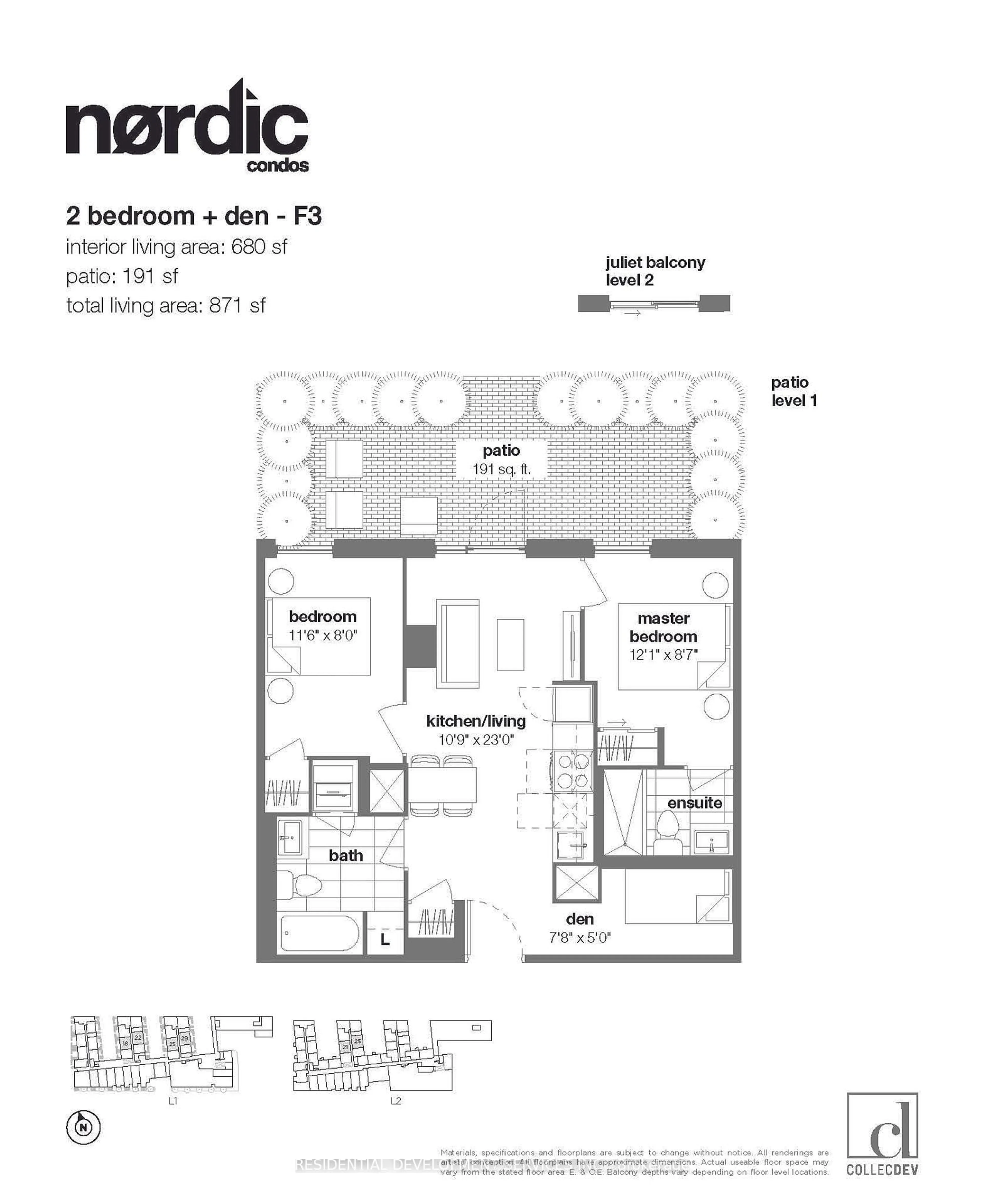 Floor plan for 500 Wilson Ave #221, Toronto Ontario M3H 5Y9