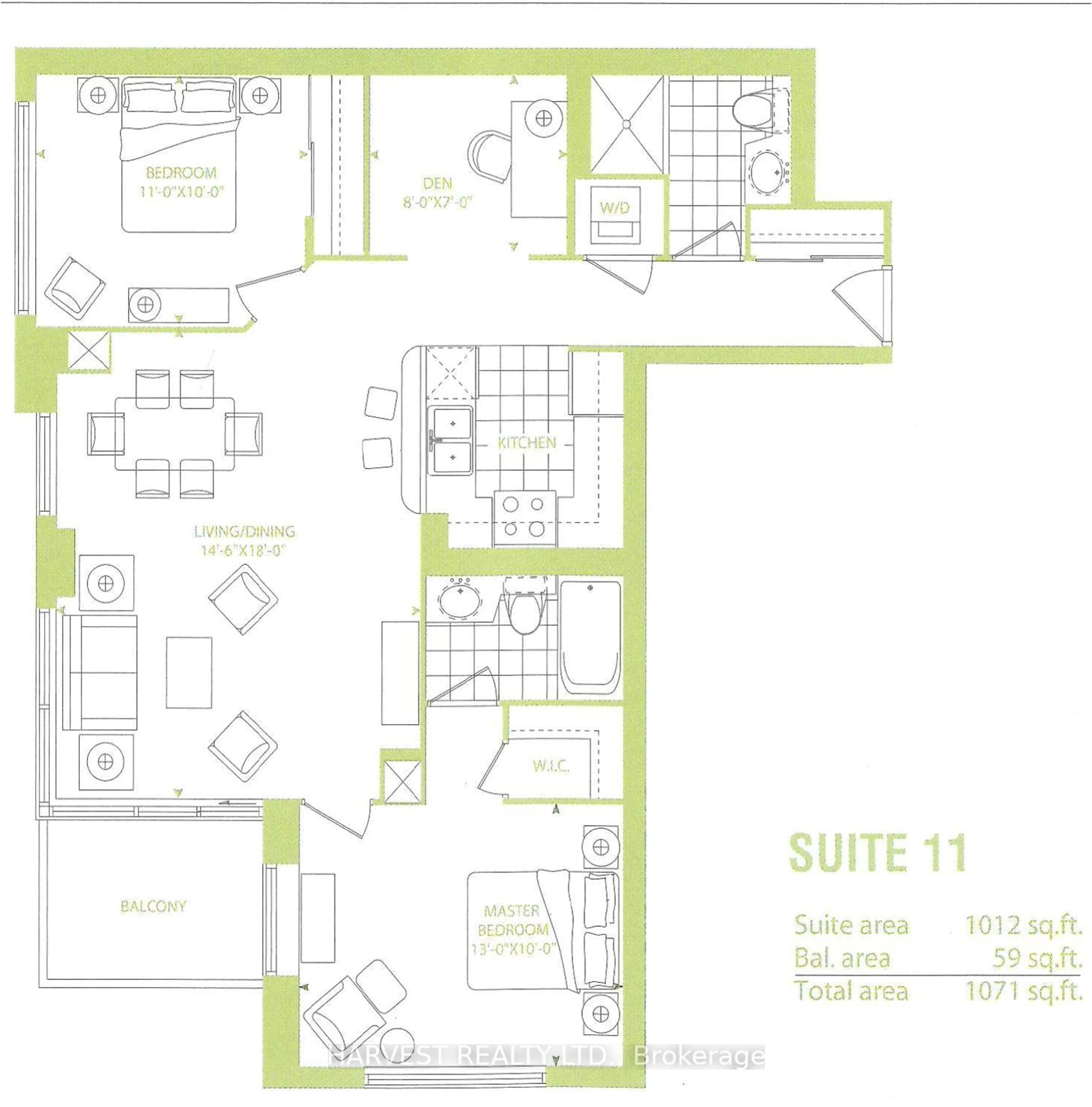 Floor plan for 16 Yonge St #2411, Toronto Ontario M5E 2A3