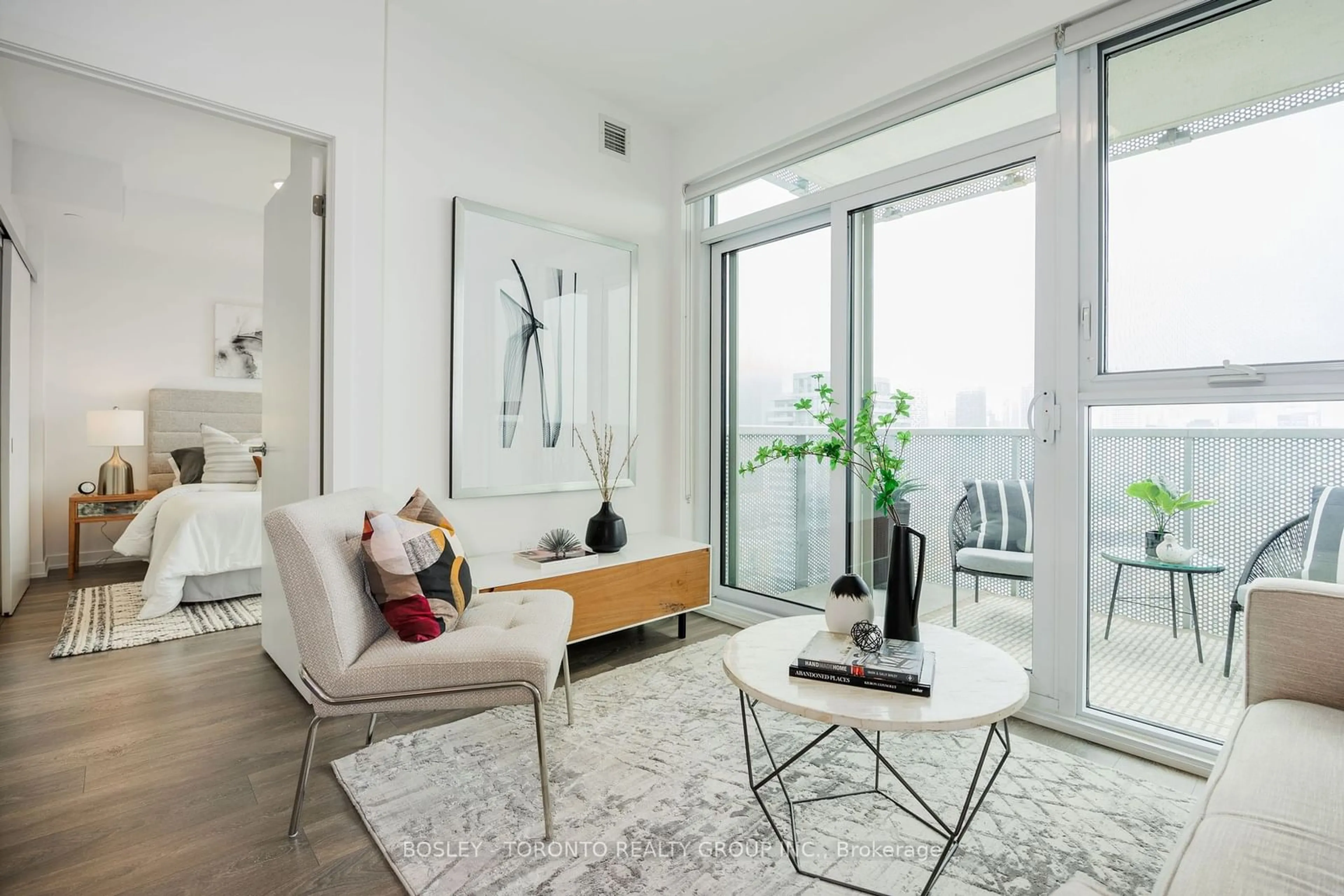 Living room for 20 Richardson St #2709, Toronto Ontario M5A 4J9