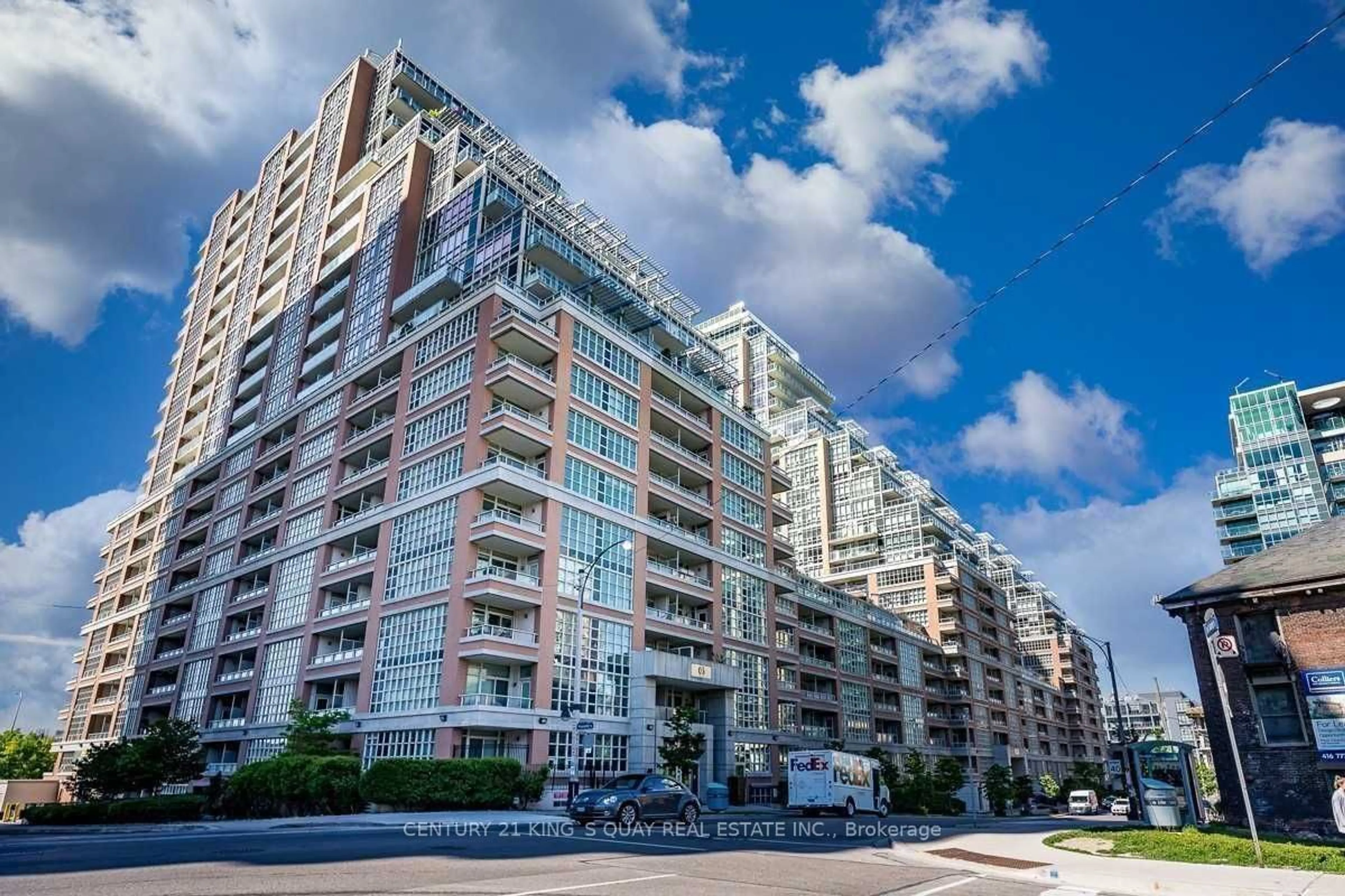 A pic from exterior of the house or condo, the street view for 65 East Liberty St #612, Toronto Ontario M6K 3R2