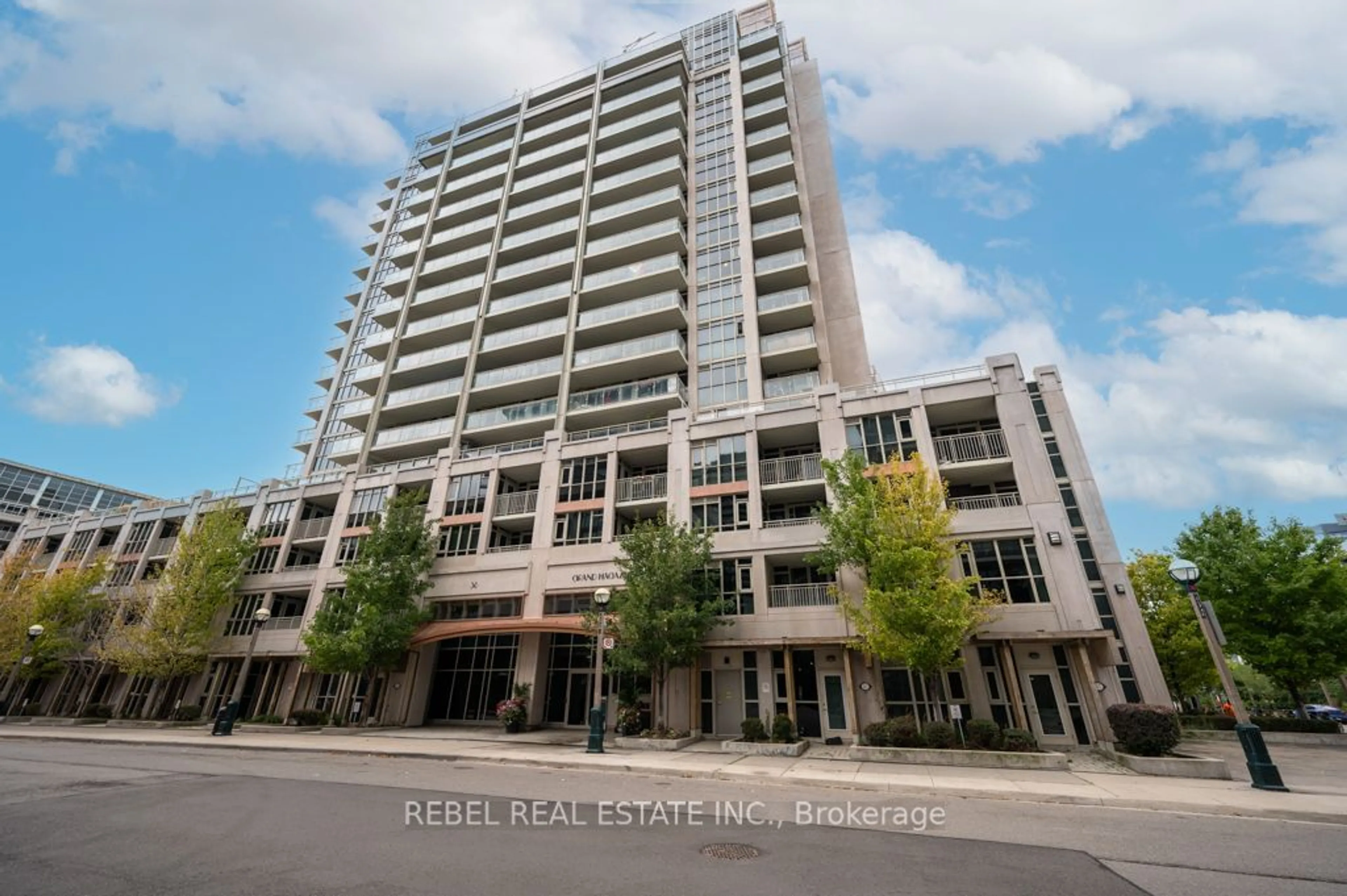 A pic from exterior of the house or condo, the front or back of building for 38 Grand Magazine St #331, Toronto Ontario M5V 0B1