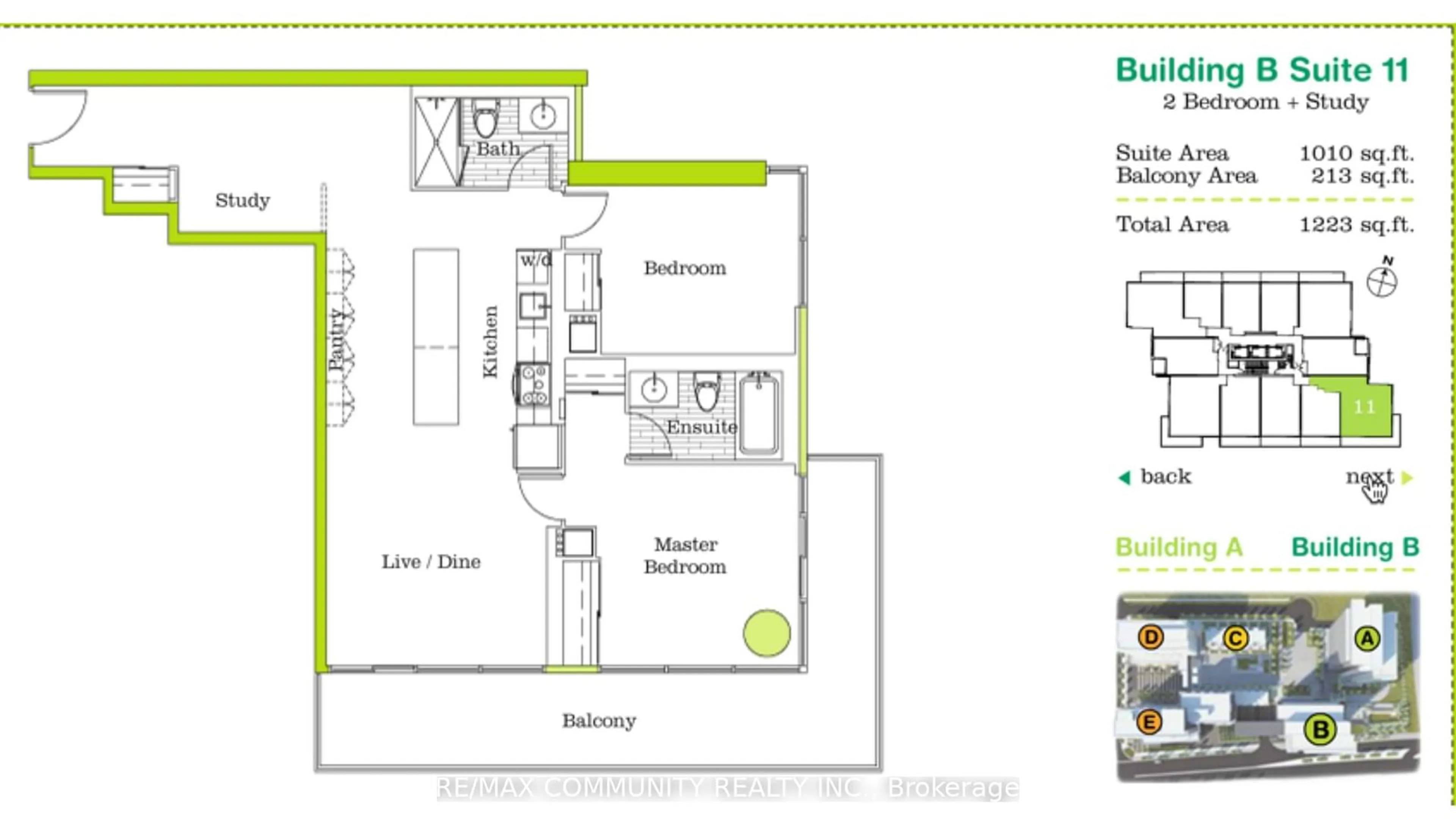 Floor plan for 29 Singer Crt #611, Toronto Ontario M2K 0B3