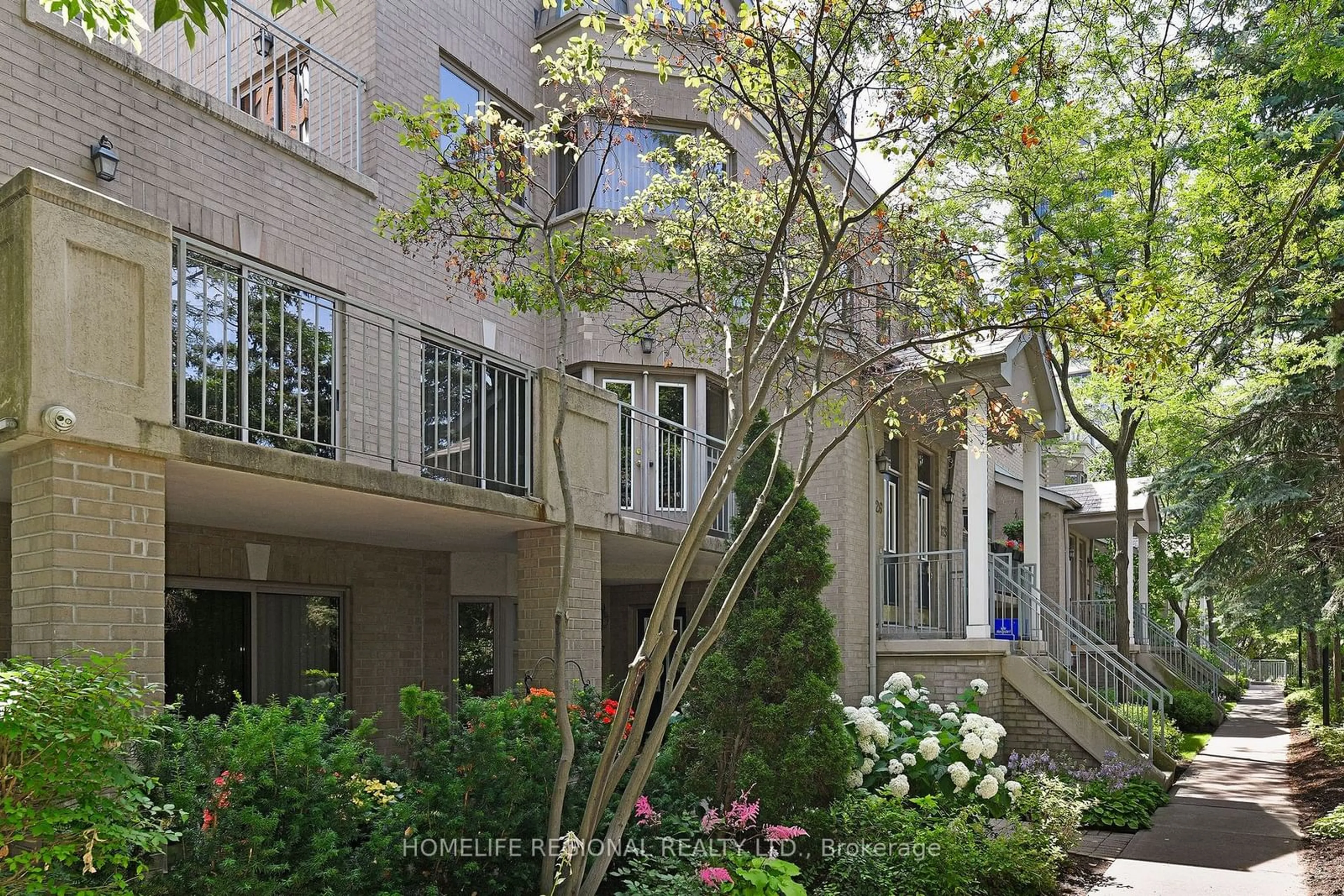 A pic from exterior of the house or condo, the street view for 5418 Yonge St #126, Toronto Ontario M2N 5R8