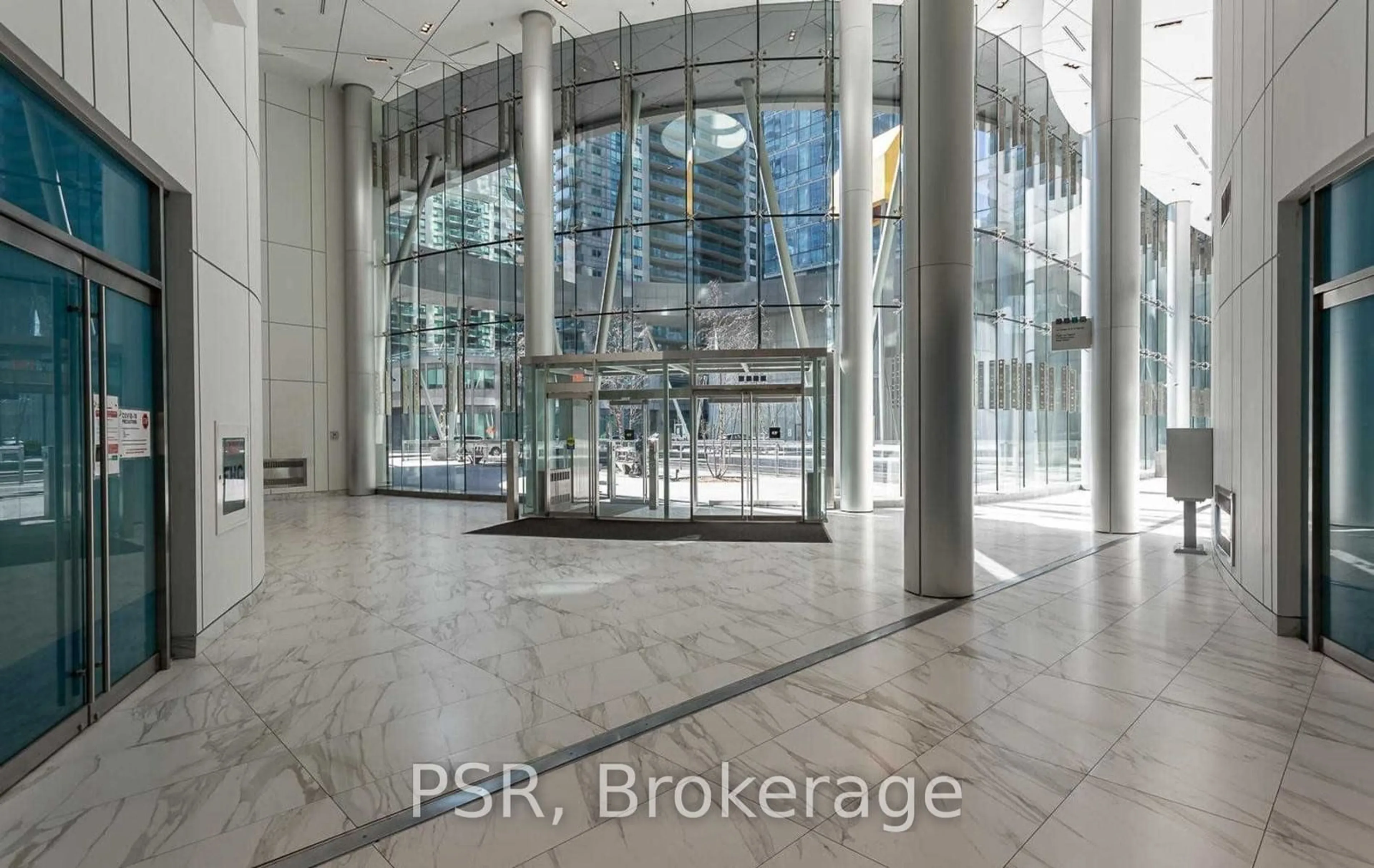 Indoor lobby for 12 York St #3210, Toronto Ontario M5J 0A9