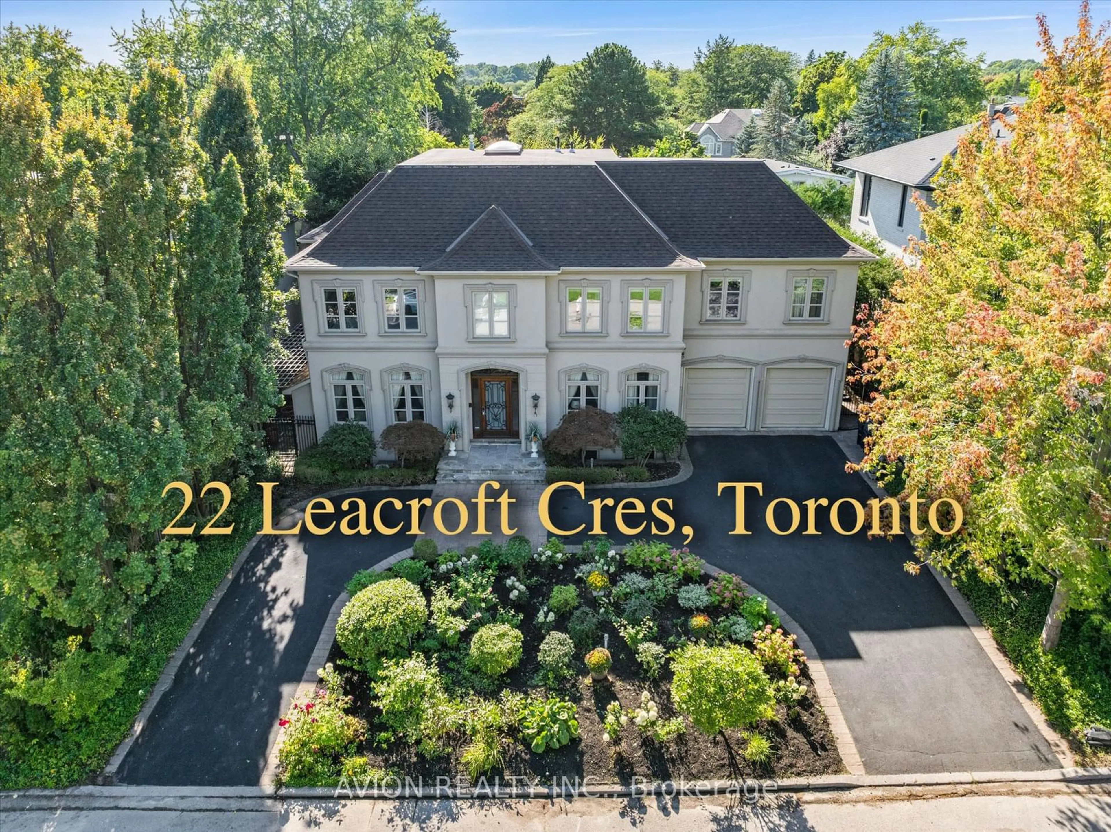 A pic from exterior of the house or condo, the street view for 22 Leacroft Cres, Toronto Ontario M3B 2G6