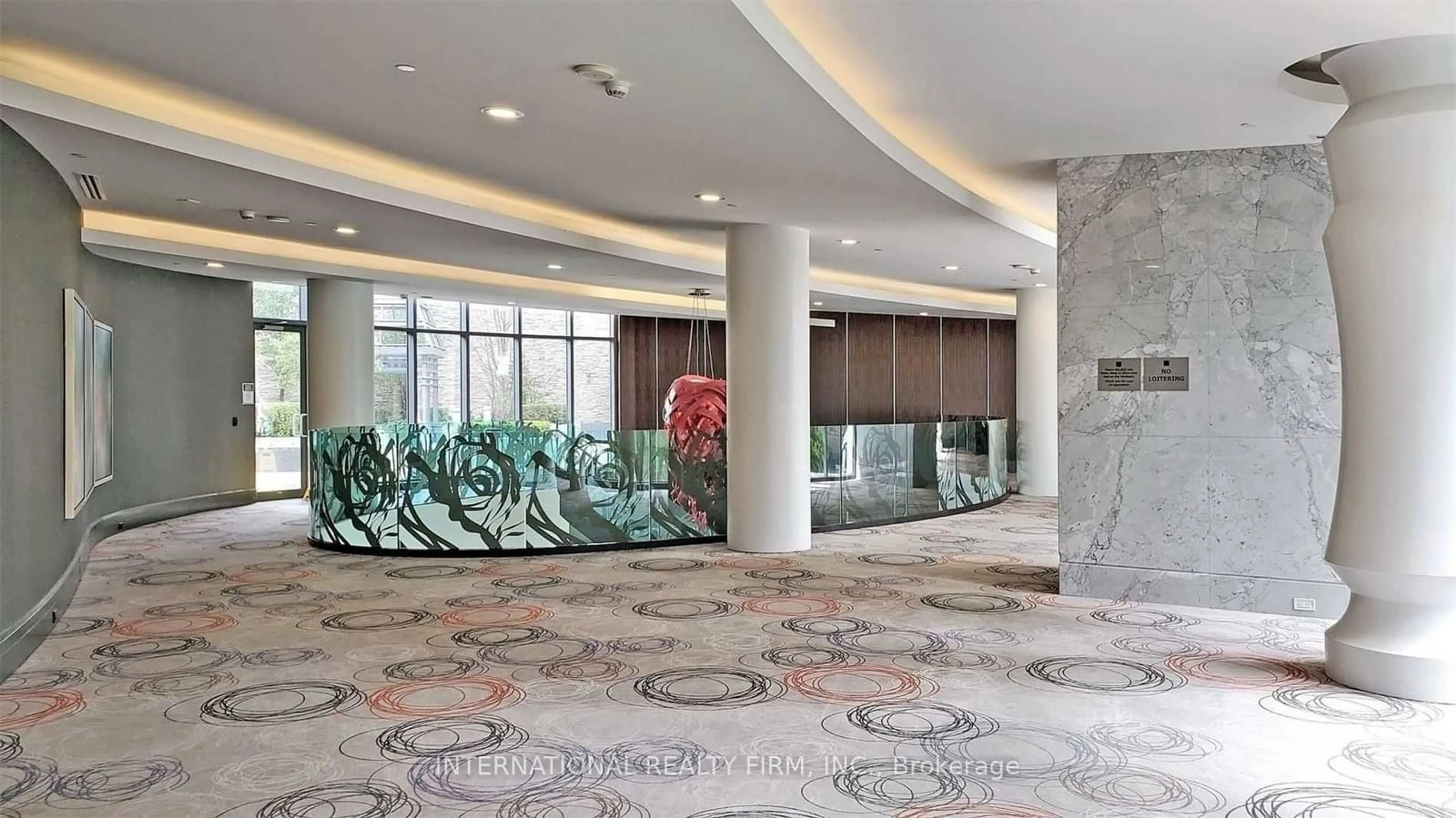 Indoor lobby, carpet floors for 5162 Yonge St #1811, Toronto Ontario M2N 0E9