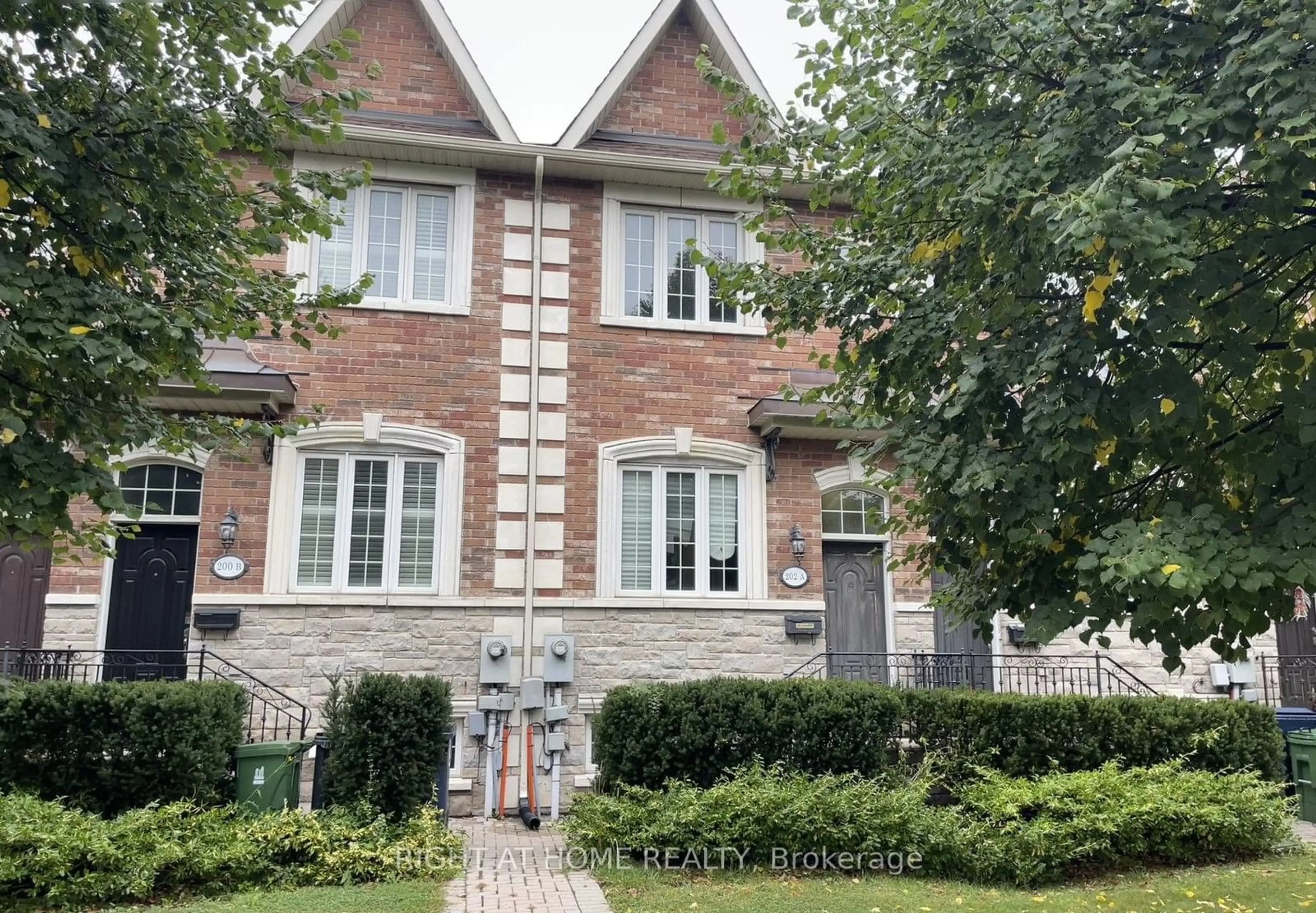 A pic from exterior of the house or condo, the street view for 202A Finch Ave, Toronto Ontario M2R 1M5