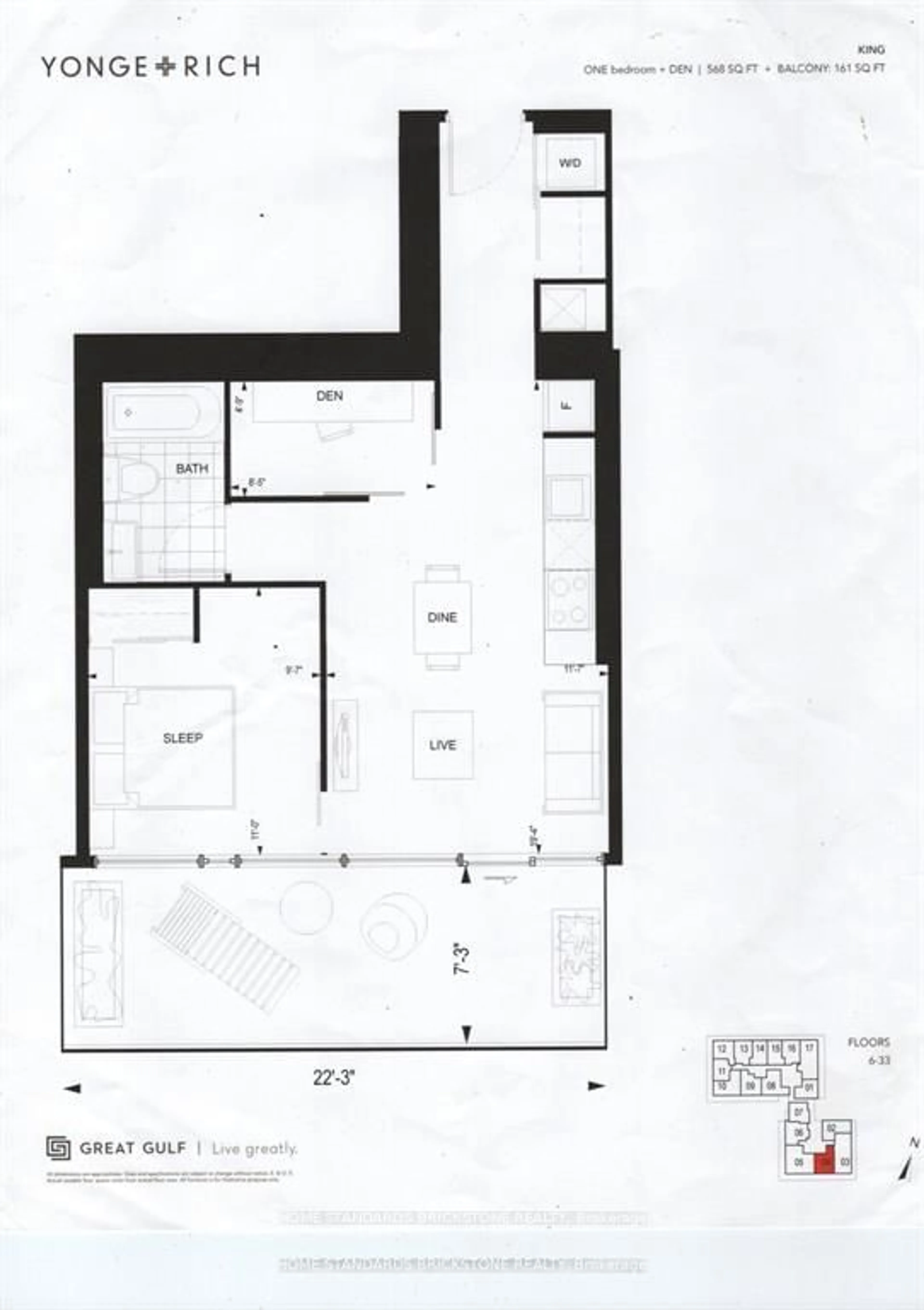 Floor plan for 25 Richmond St #3004, Toronto Ontario M5C 0A6