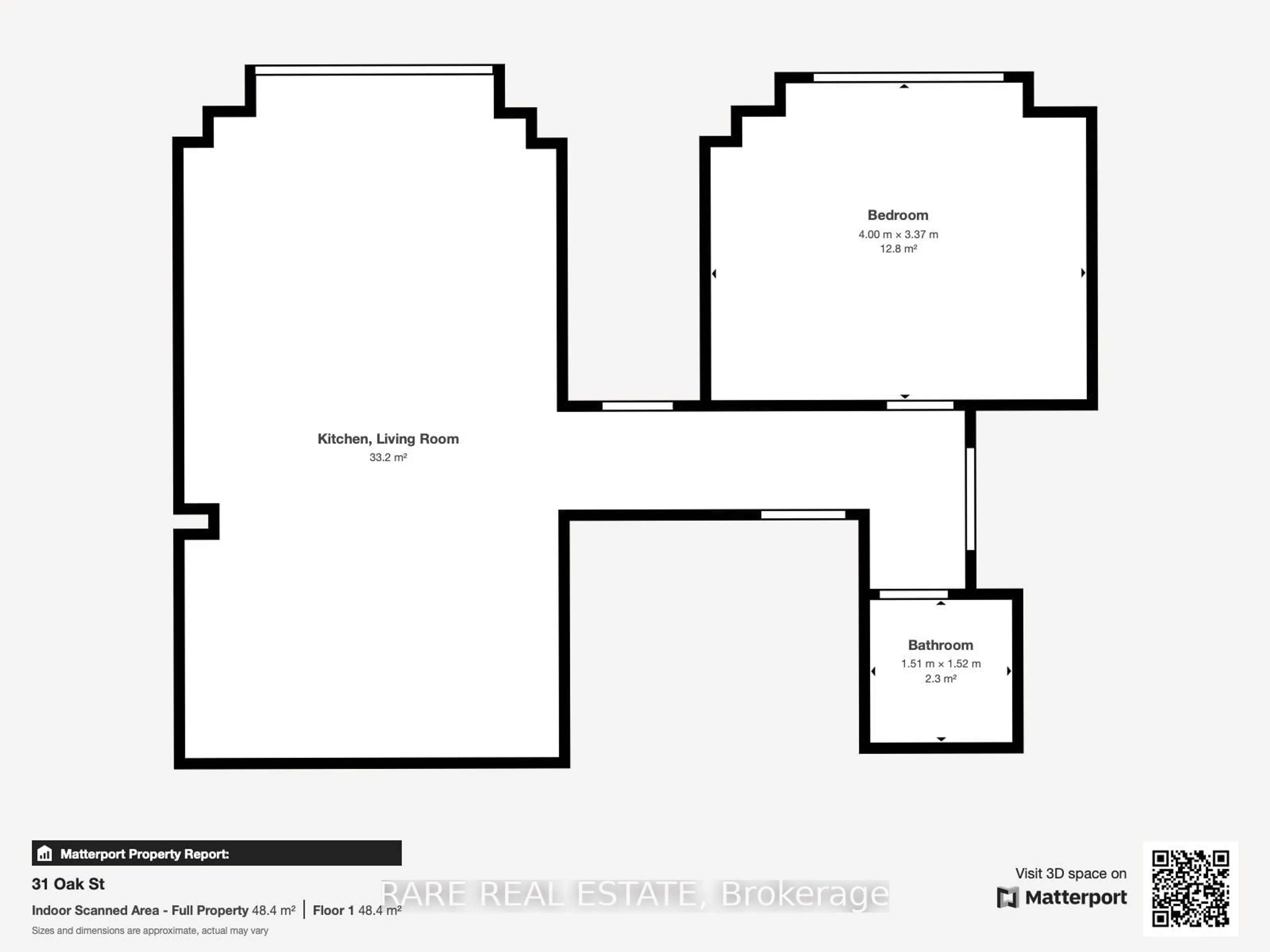 Floor plan for 31 Oak St, Toronto Ontario M5A 0A2