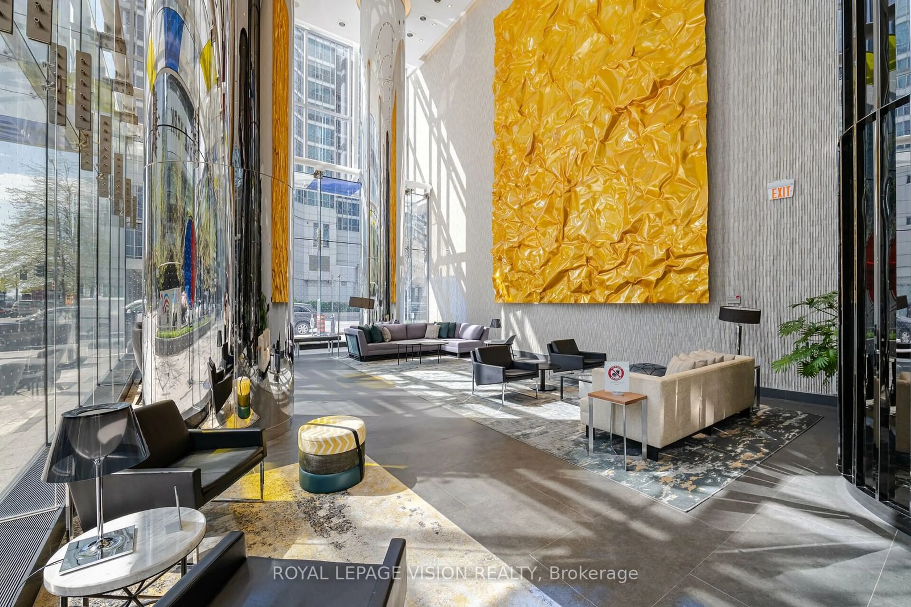 Indoor lobby for 10 York St #2401, Toronto Ontario M5J 0E1