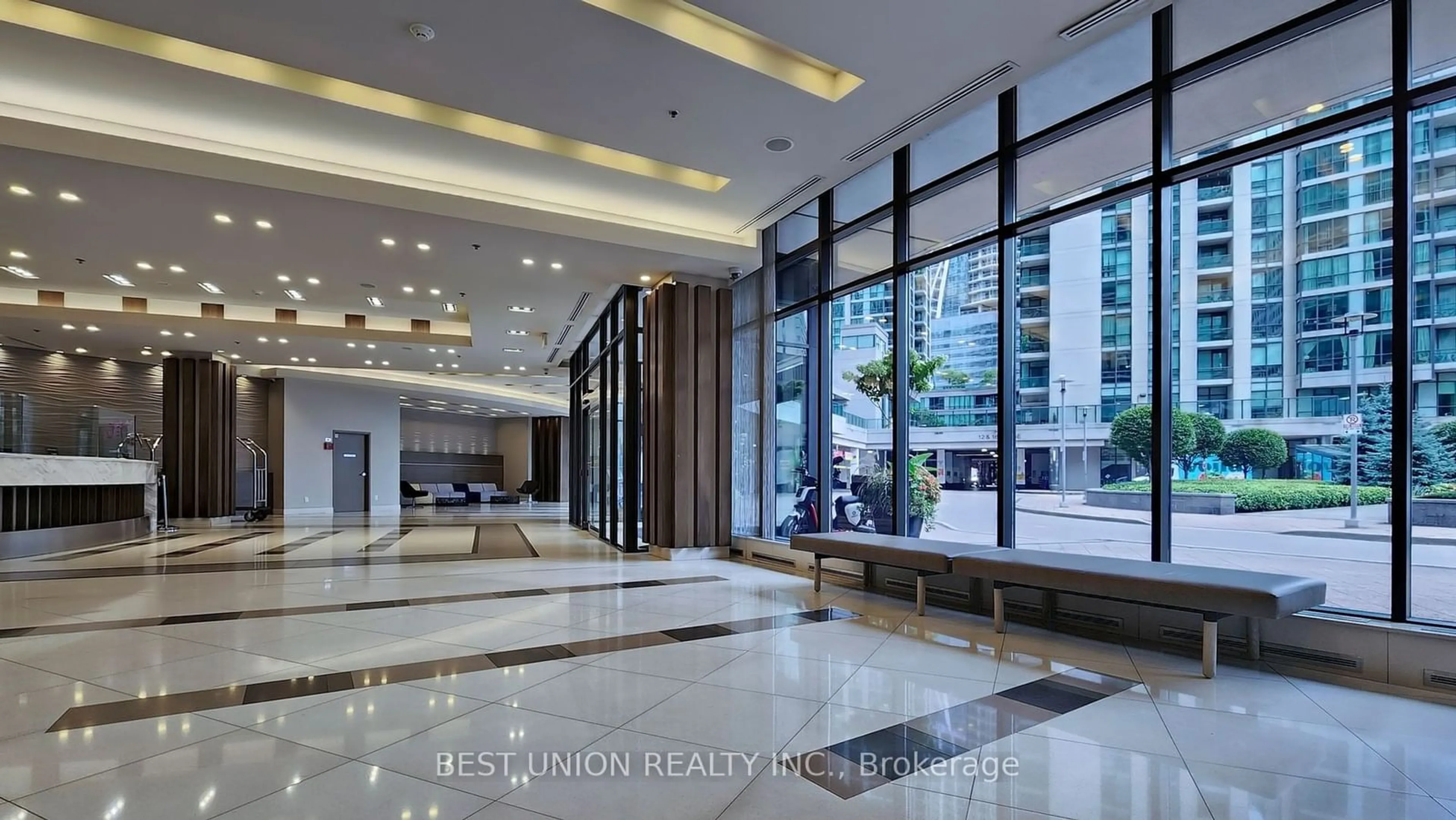 Indoor lobby for 33 Bay St #2407, Toronto Ontario M5J 2Z3