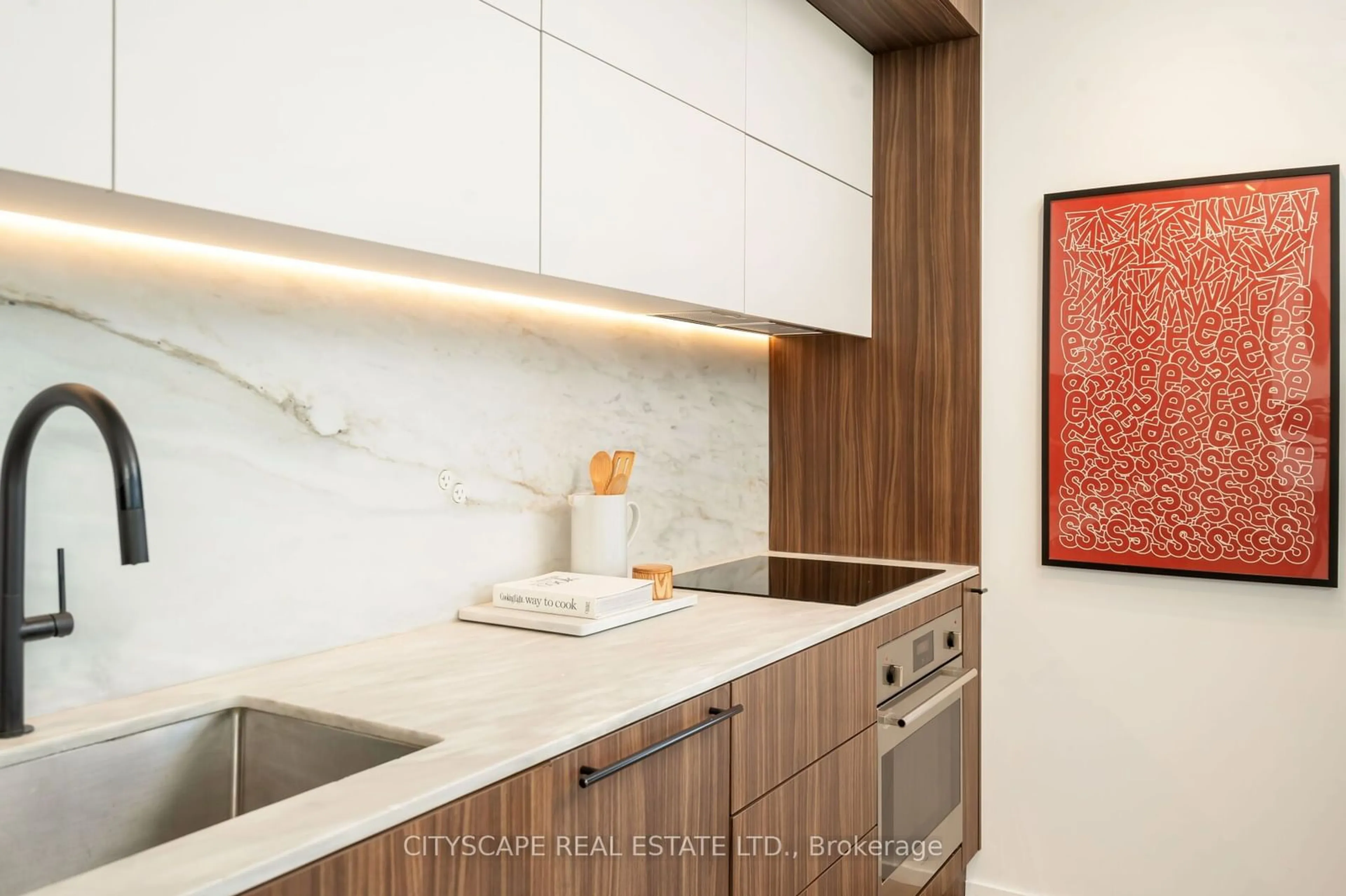 Contemporary kitchen for 55 East Liberty St #1704, Toronto Ontario M6K 3P9