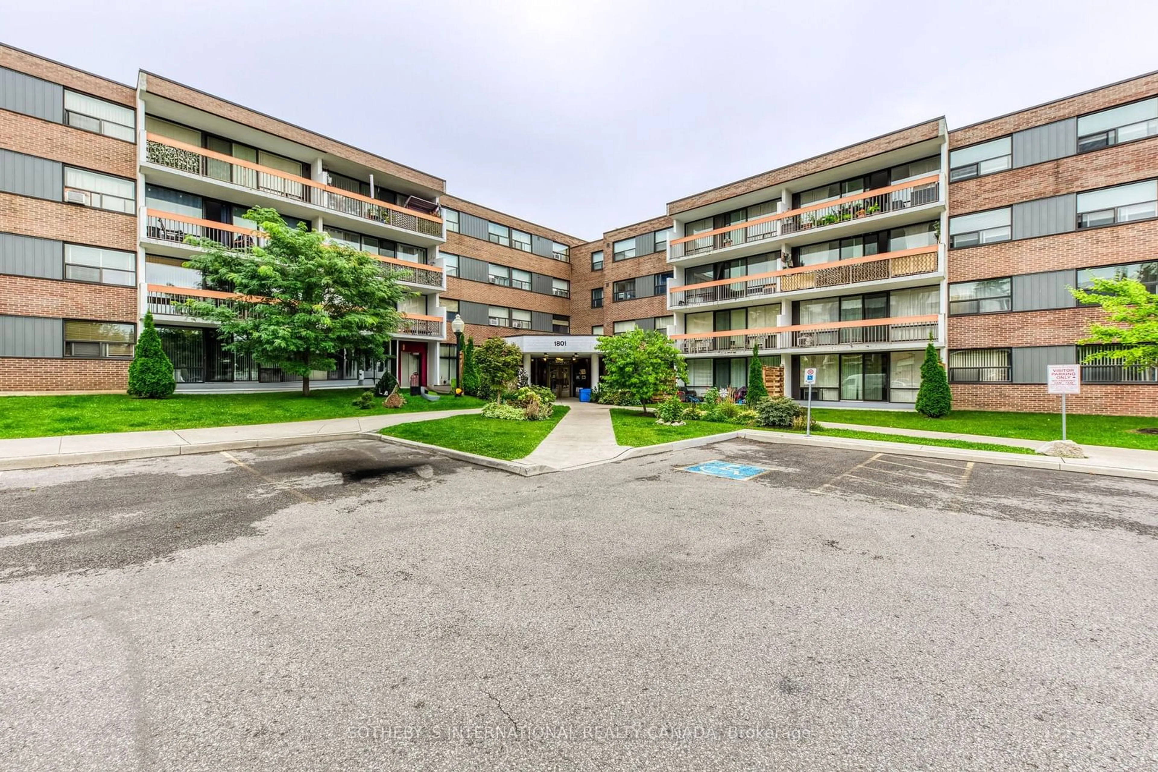 A pic from exterior of the house or condo for 1801 O'Connor Dr #211, Toronto Ontario M4A 2P8