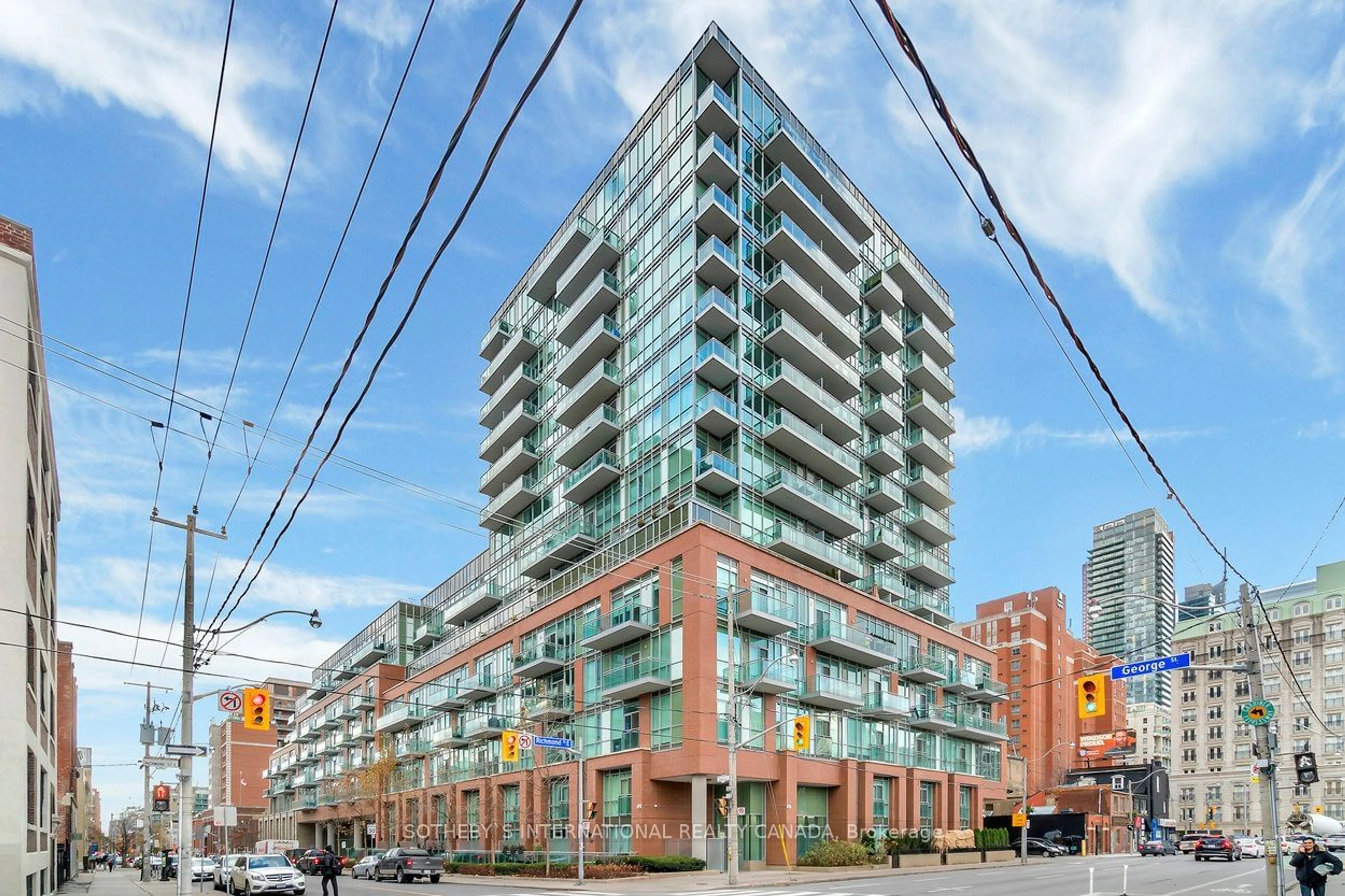 A pic from exterior of the house or condo for 112 George St #S1005, Toronto Ontario M5A 2M5