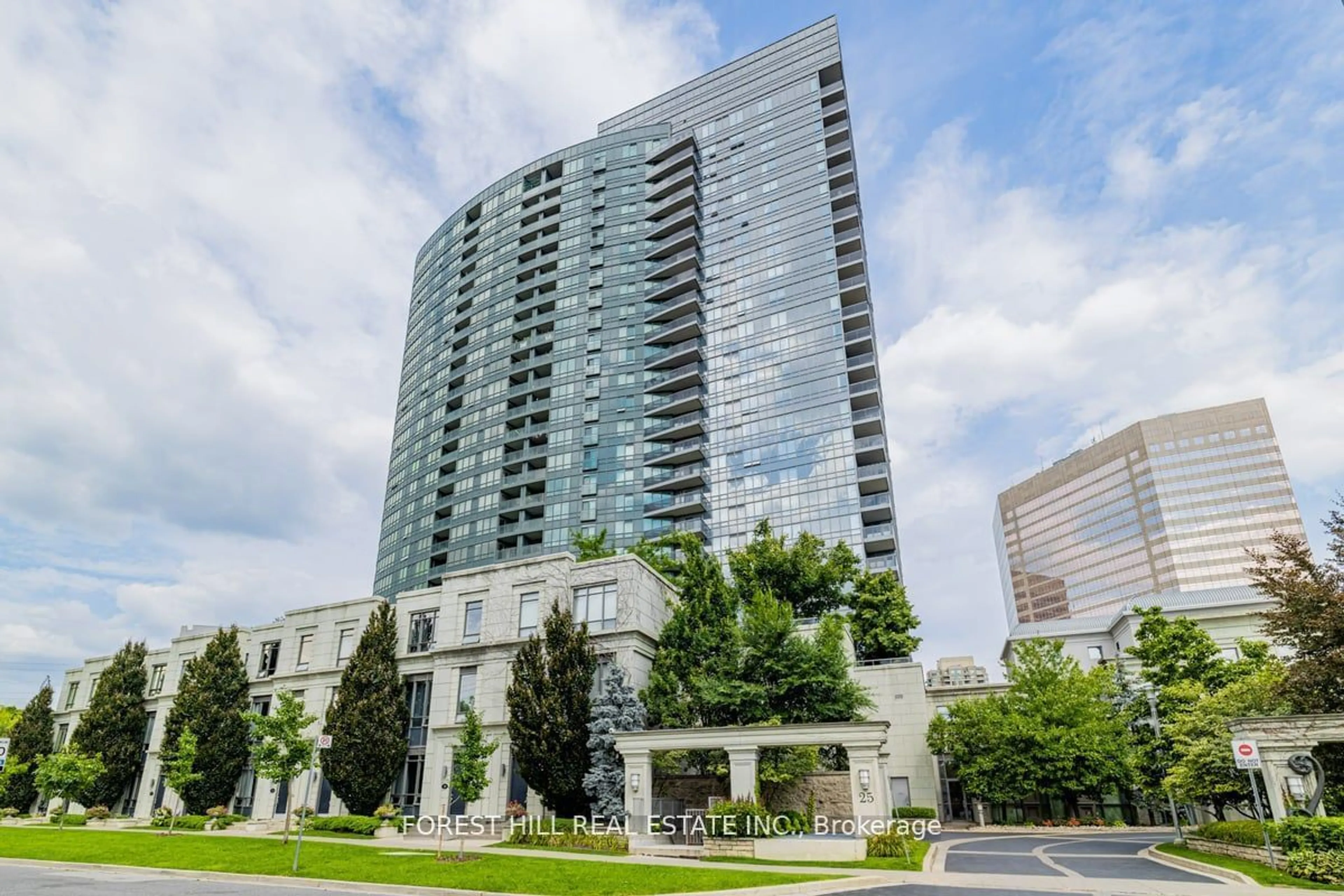 A pic from exterior of the house or condo, the front or back of building for 25 Greenview Ave #619, Toronto Ontario M2M 0A5