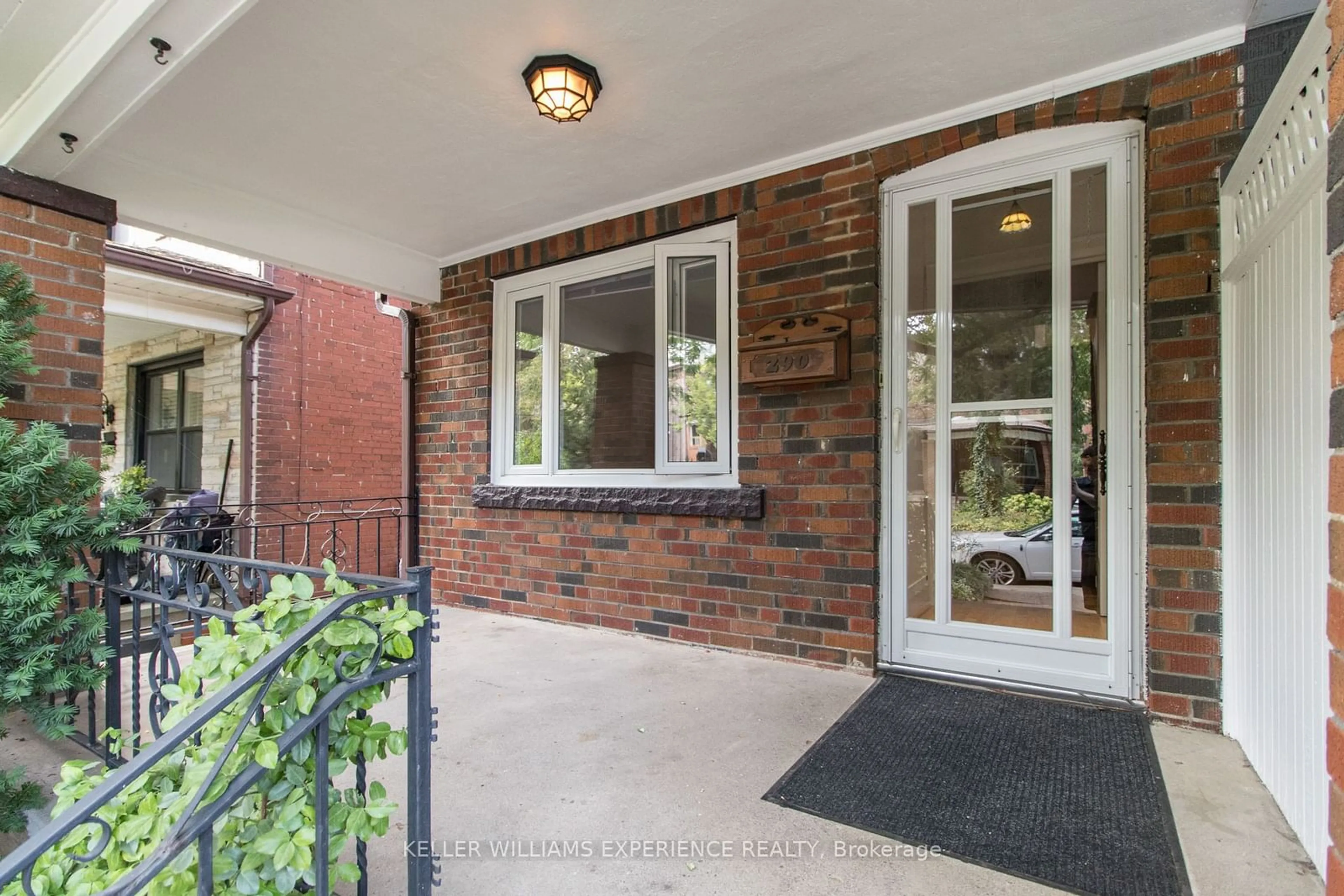 Indoor entryway, wood floors for 290 Arlington Ave, Toronto Ontario M6C 2Z7